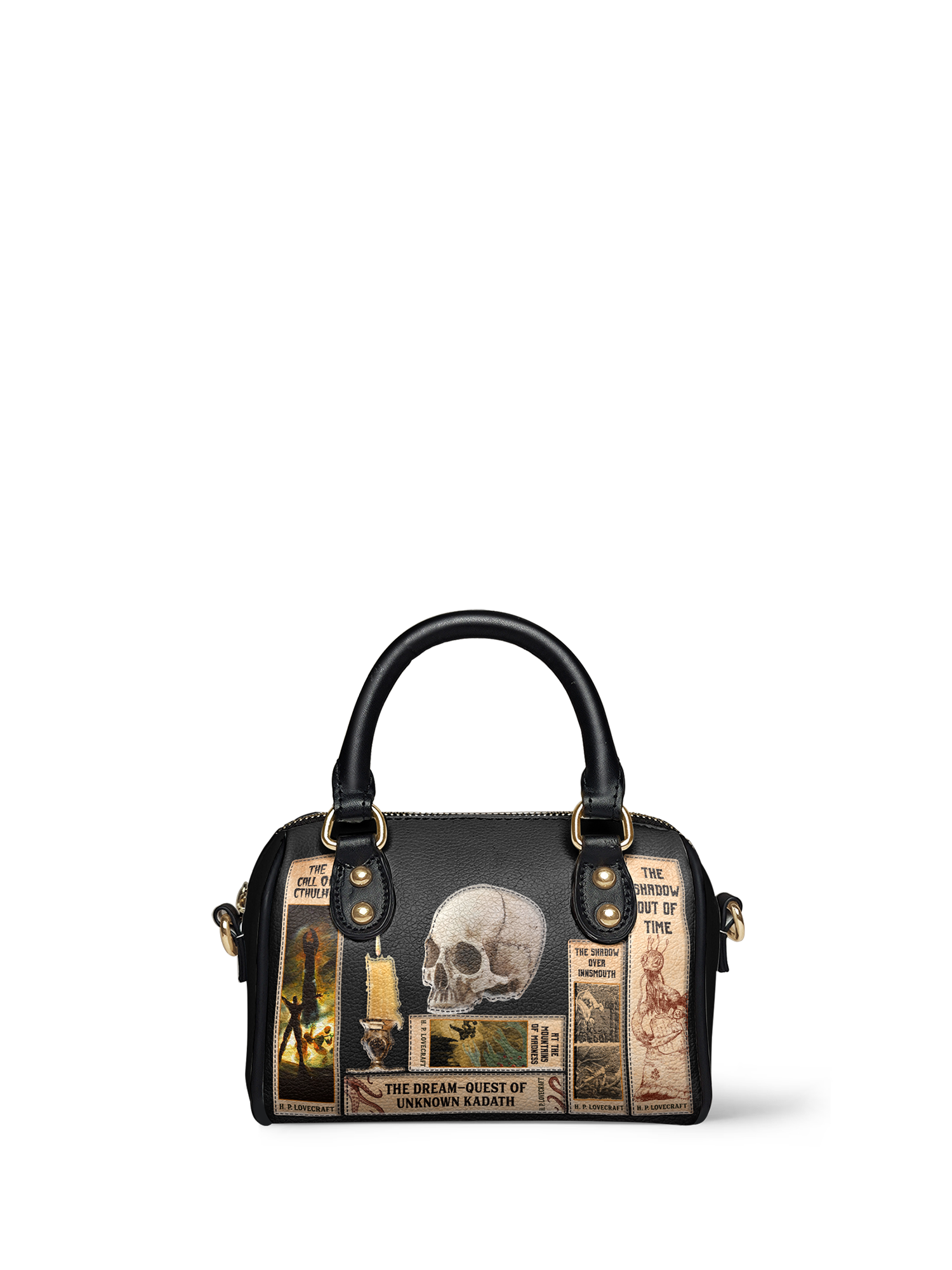 Lovecraftian Black Mini Satchel
