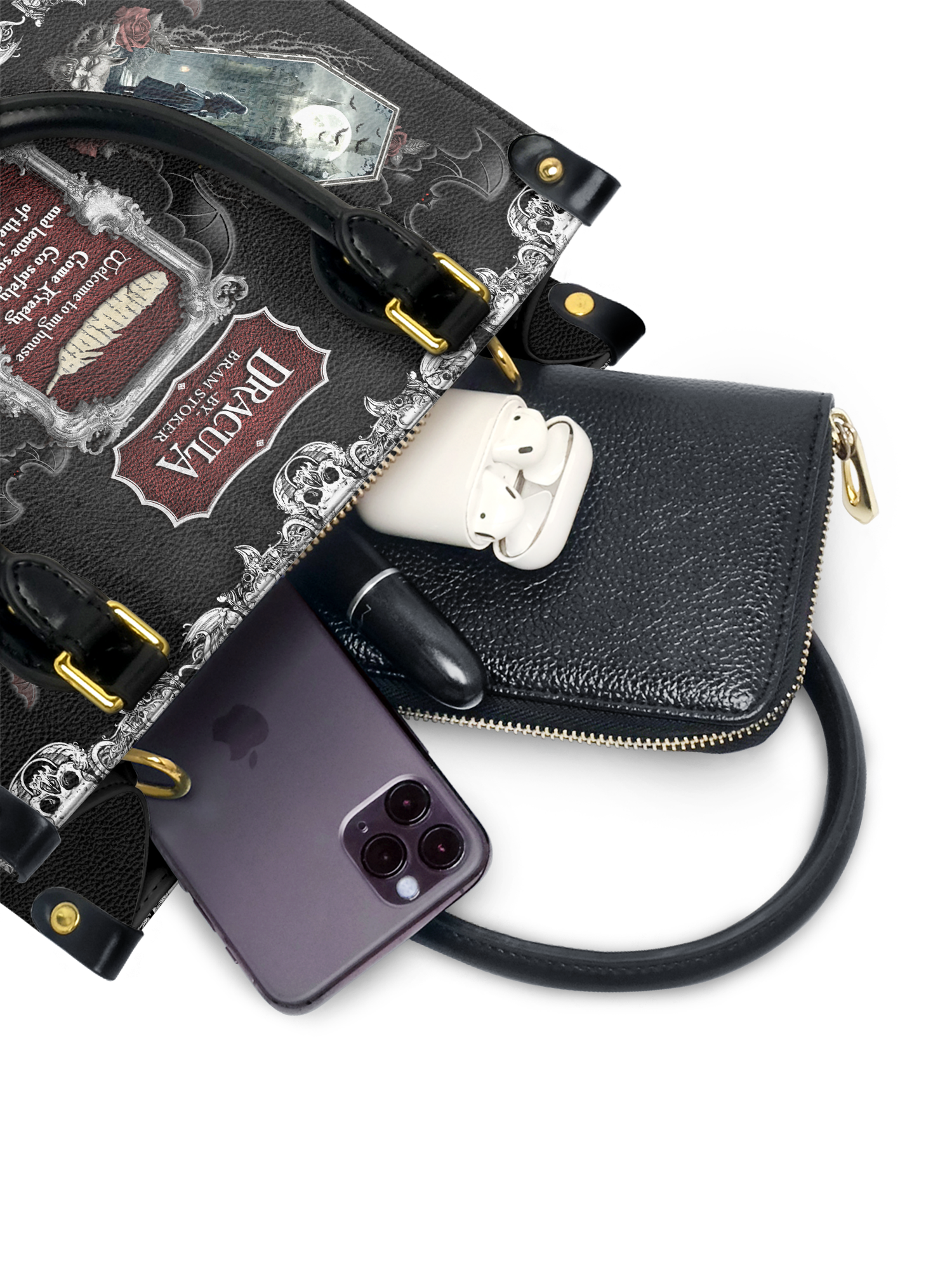 "The Dracula" Small Leather Handbag