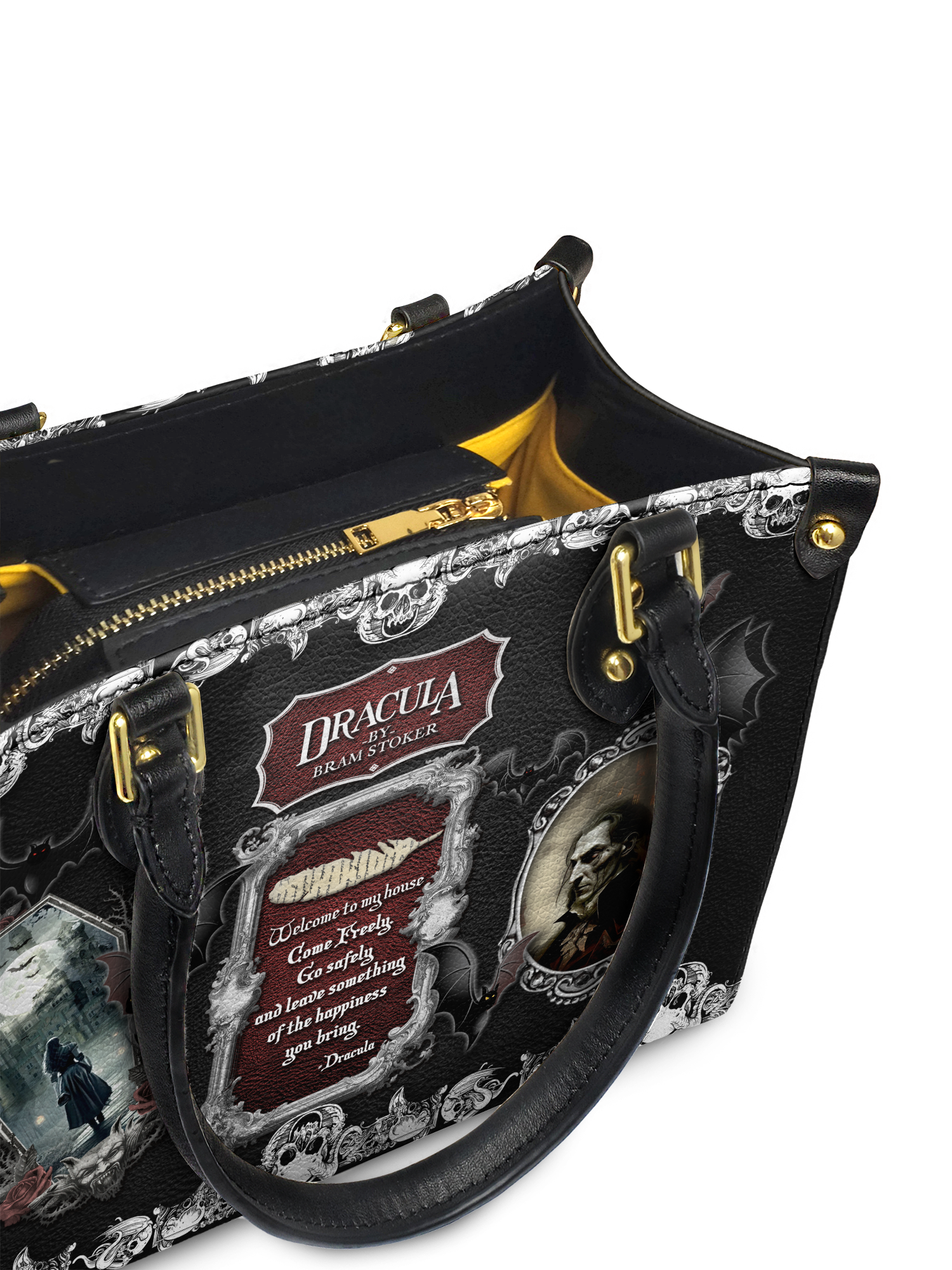 "The Dracula" Small Leather Handbag