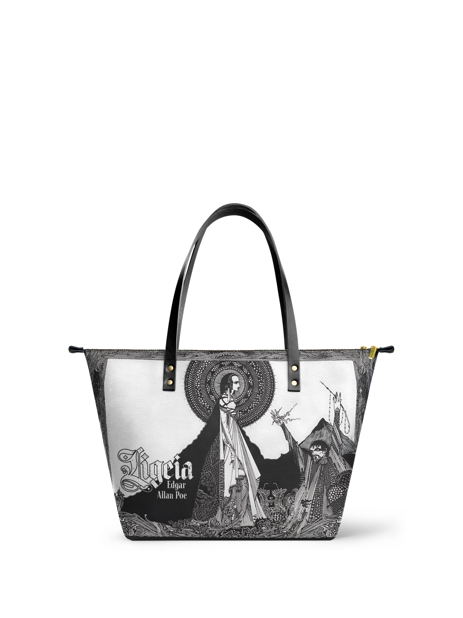"Ligeia" Leather Tote Bag