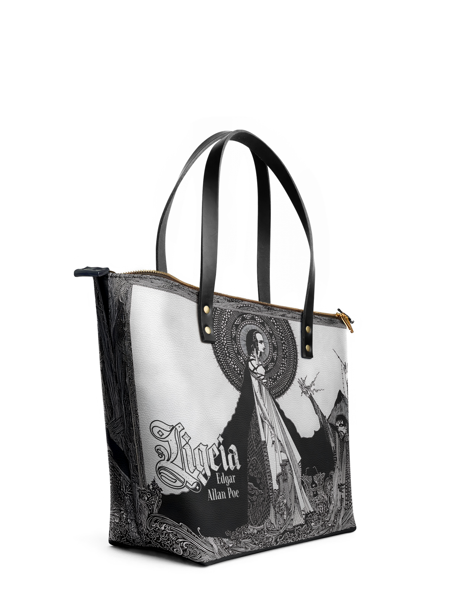 "Ligeia" Leather Tote Bag Today's Deal