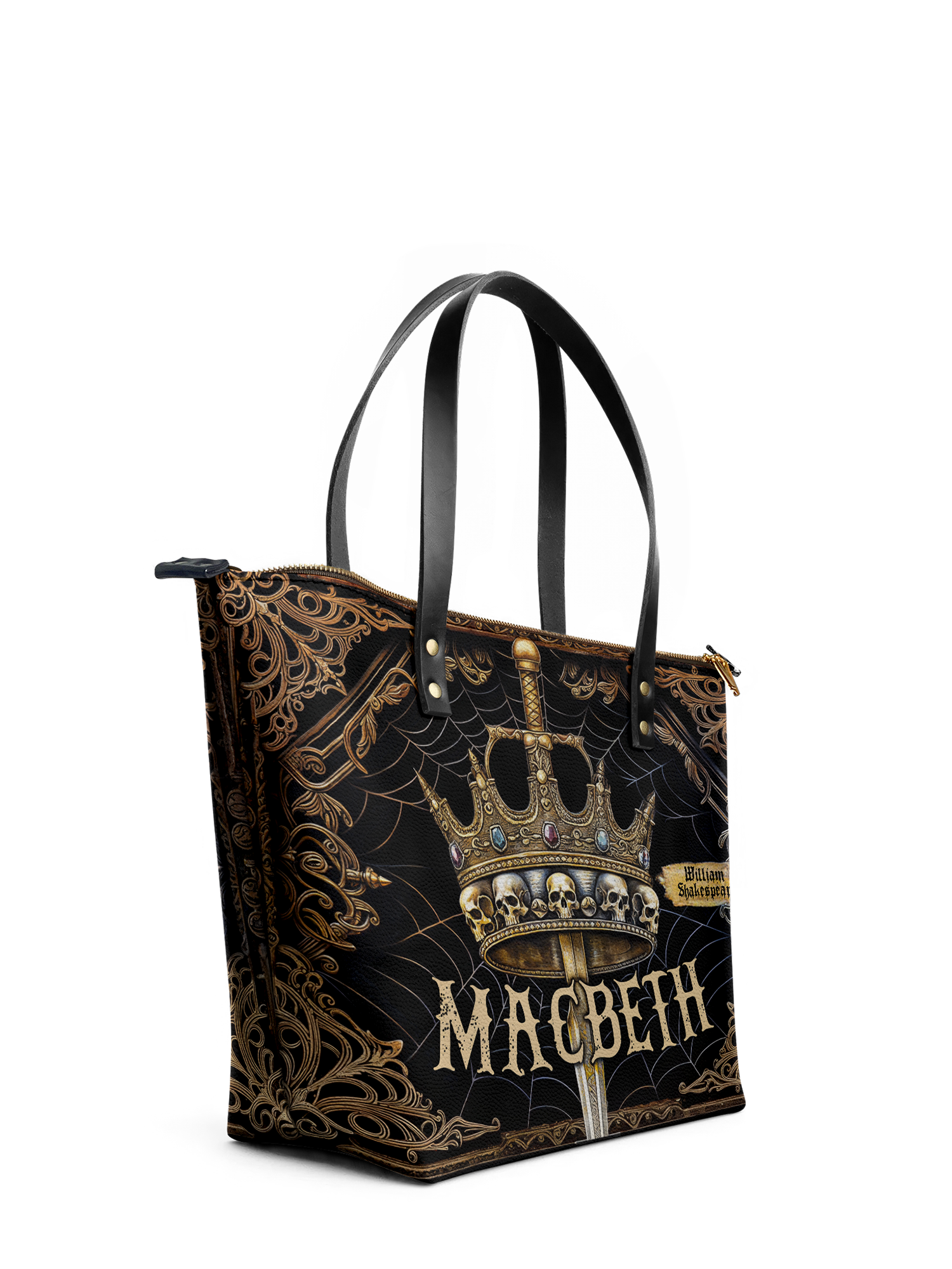 "Macbeth" Leather Tote Bag