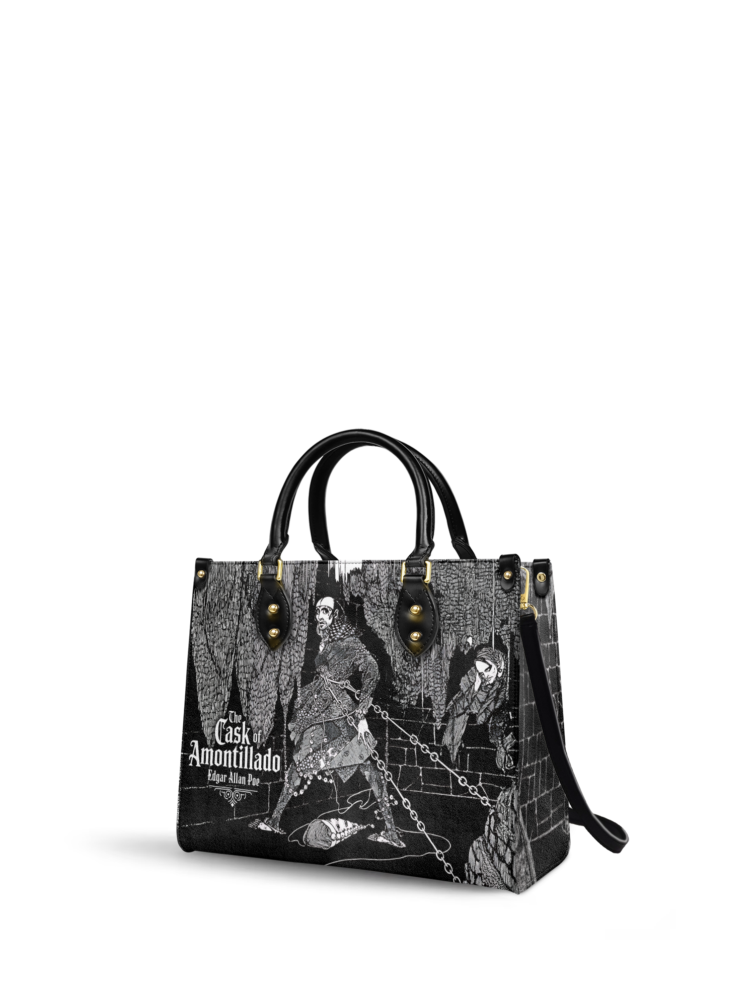 "The Cask Of Amontillado" Leather Handbag