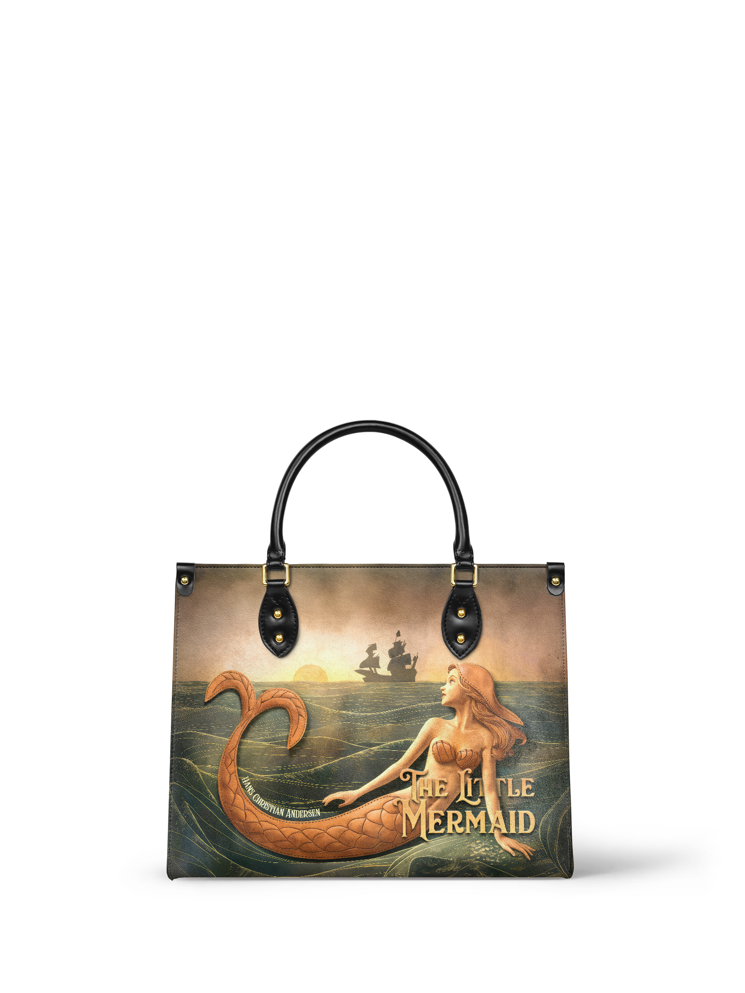 "Mermaid’s Sacrifice" Leather Handbag