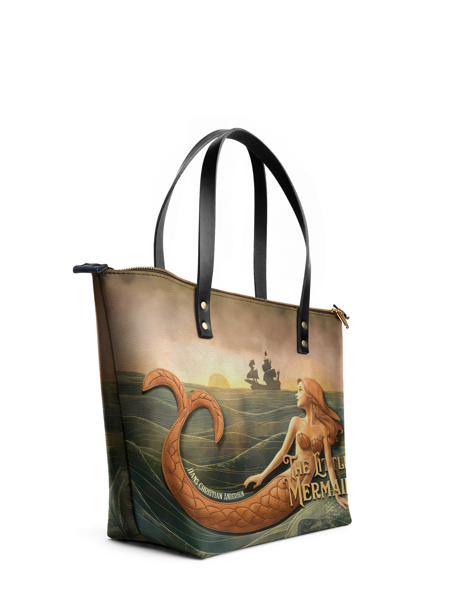 "Mermaid’s Sacrifice" Leather Tote Bag Deal