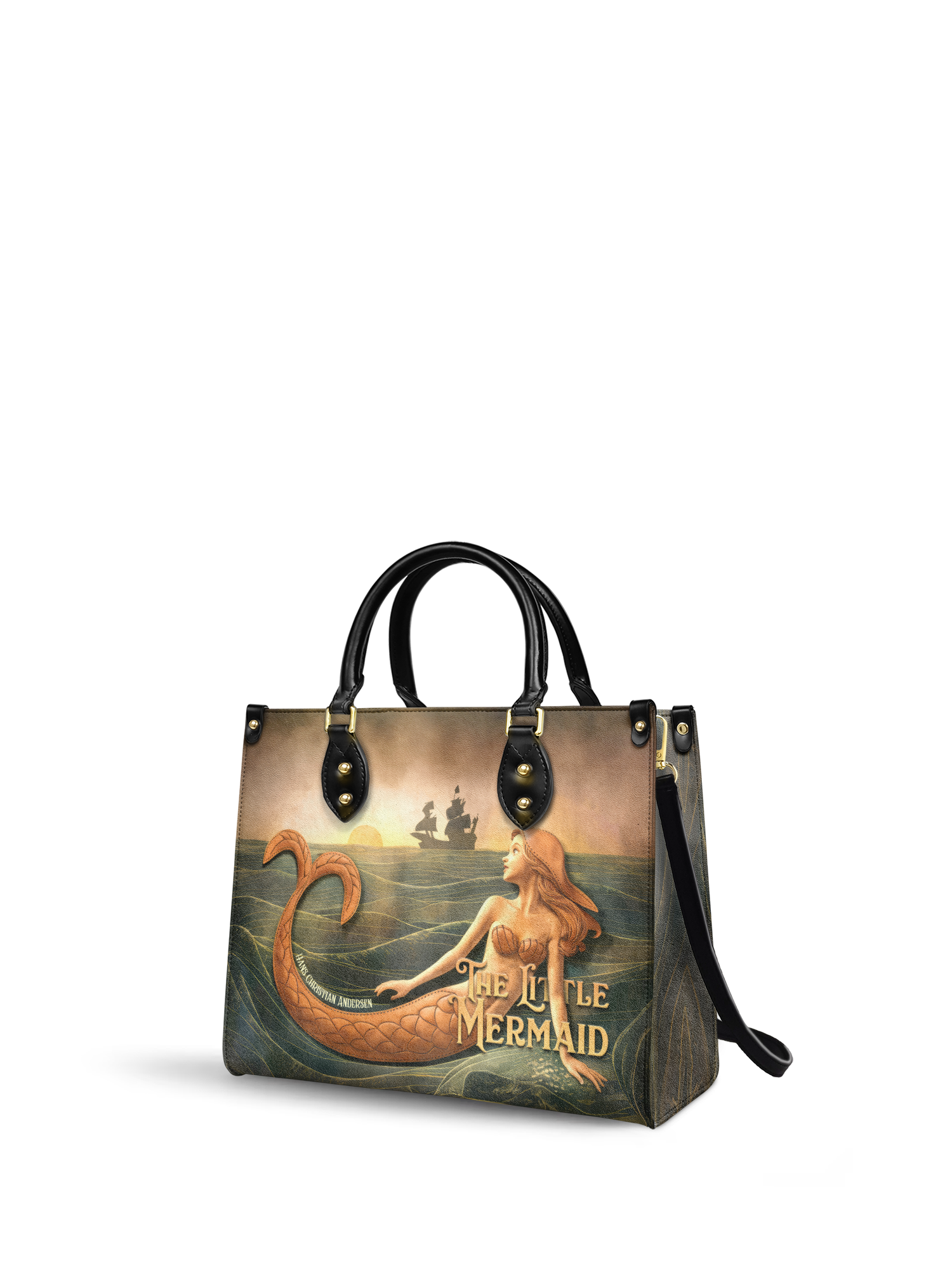 "Mermaid’s Sacrifice" Leather Handbag