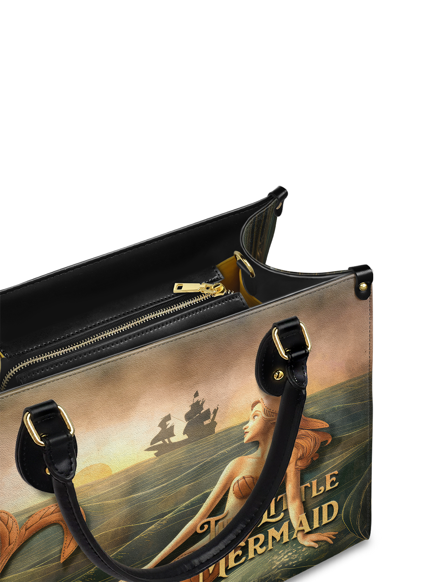 "Mermaid’s Sacrifice" Leather Handbag