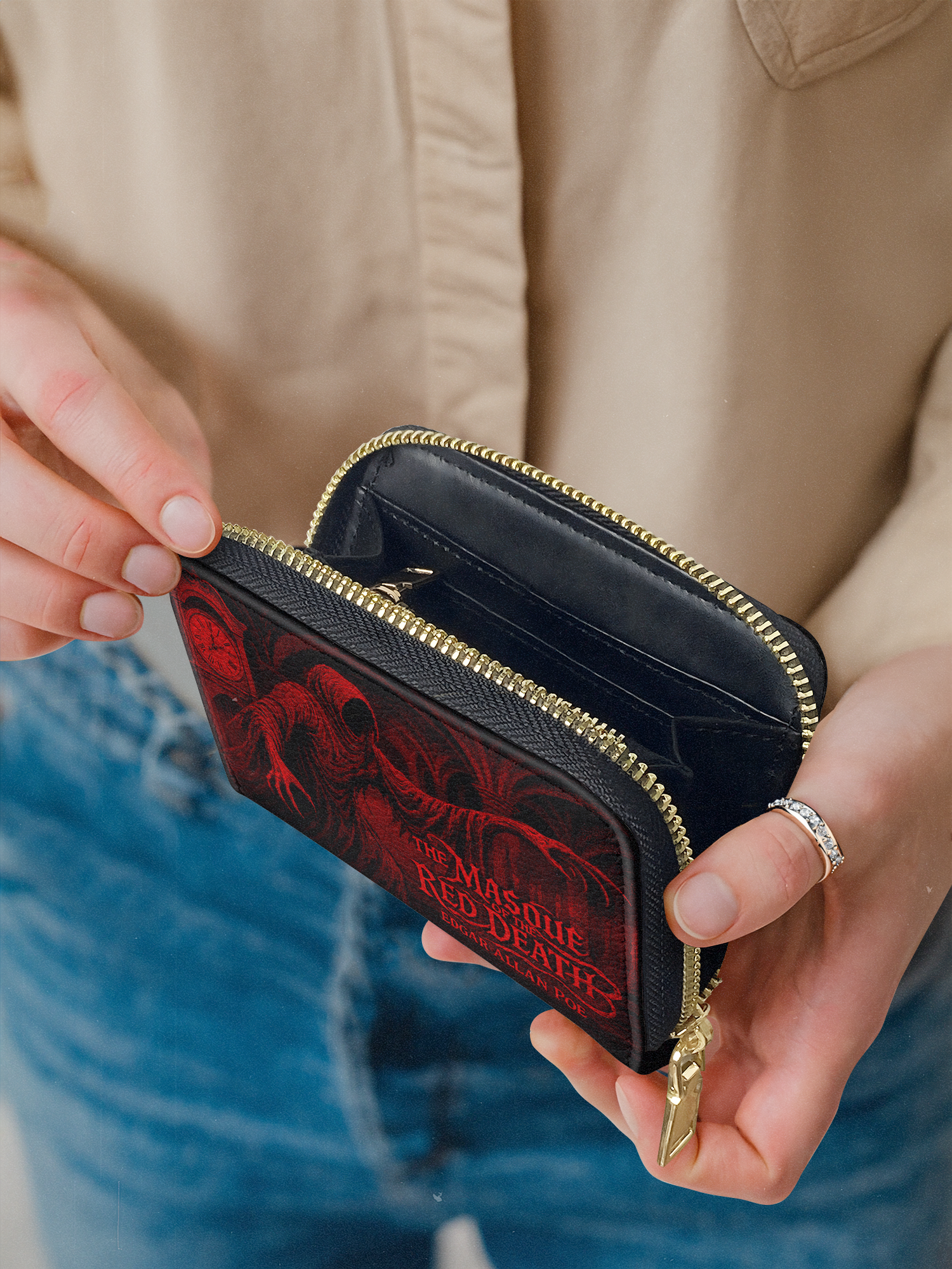 "The Masque Of The Red Death" Mini Wallet Today's Deal