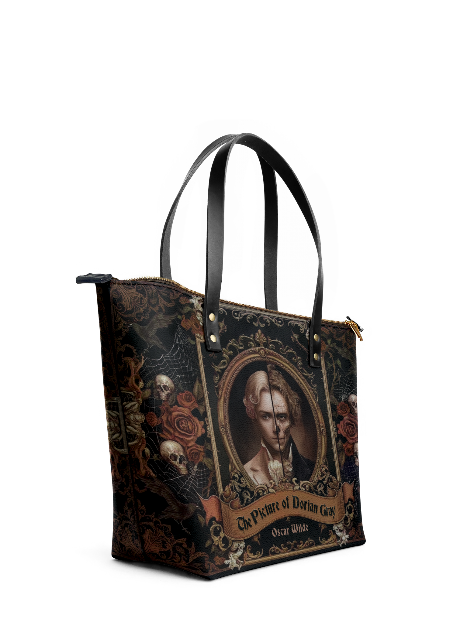 "The Picture Of Dorian Gray" Leather Tote Bag