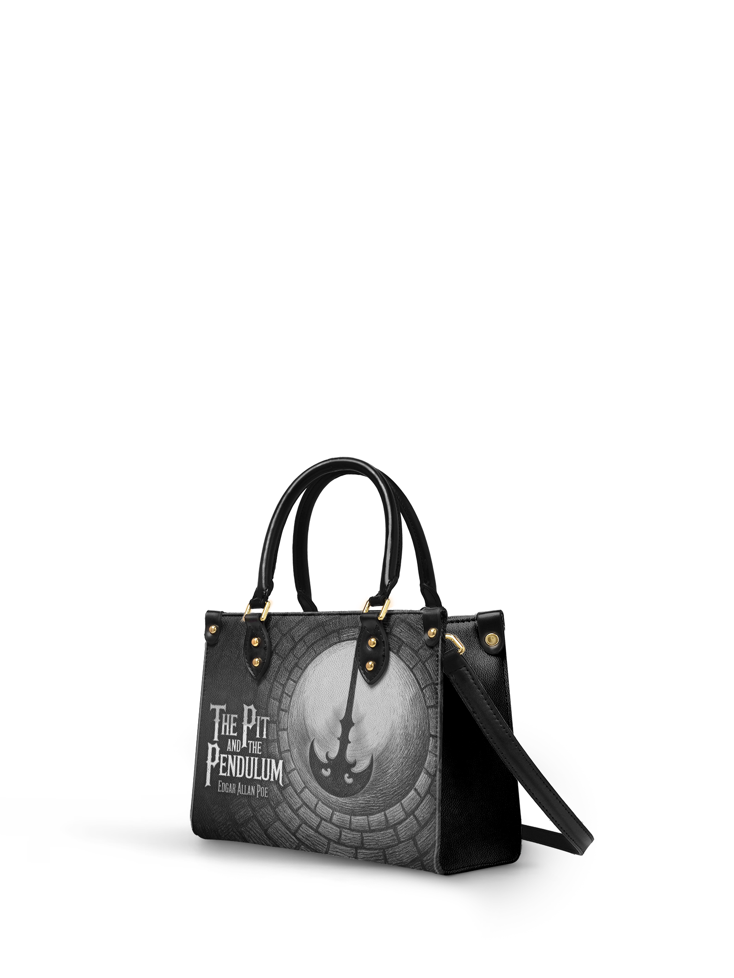 "The Pit And The Pendulum" Small Leather Handbag Today's Deal