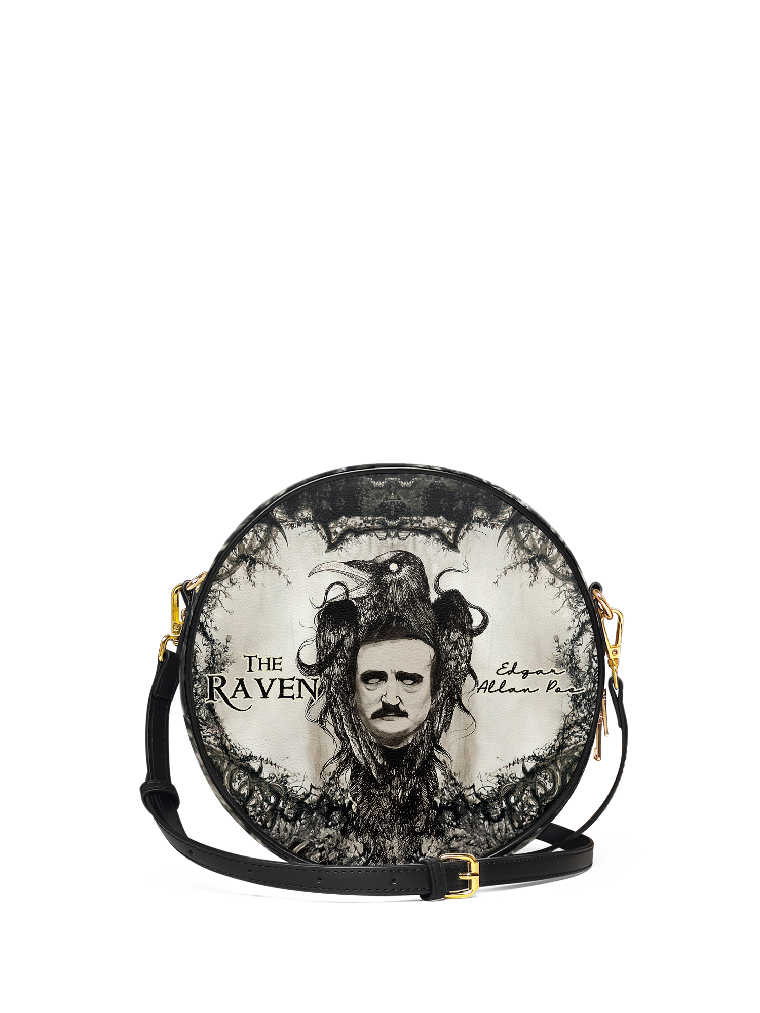 "The Raven" Circle Crossbody Bag