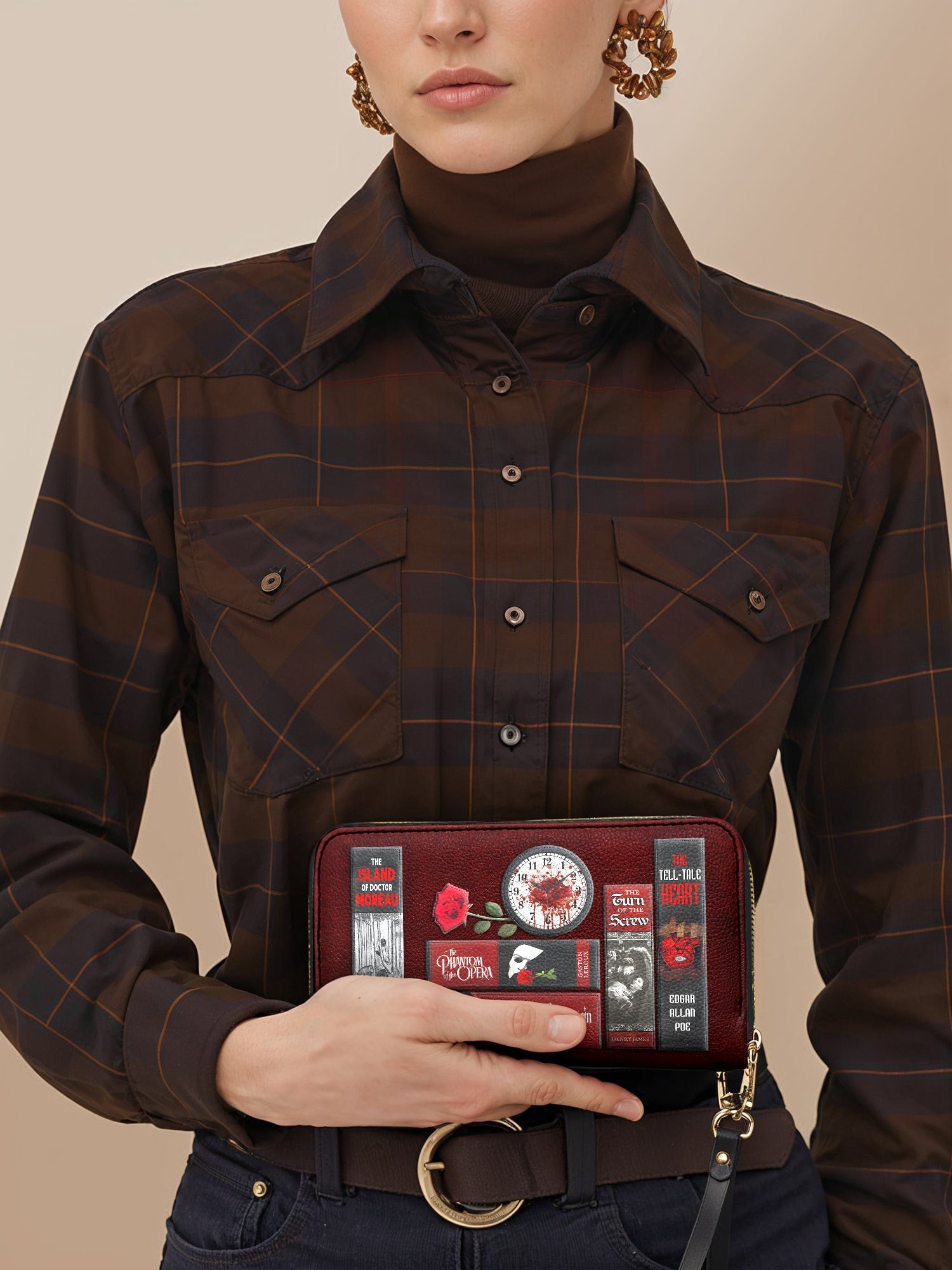 "The Crimson Codex" Wallet