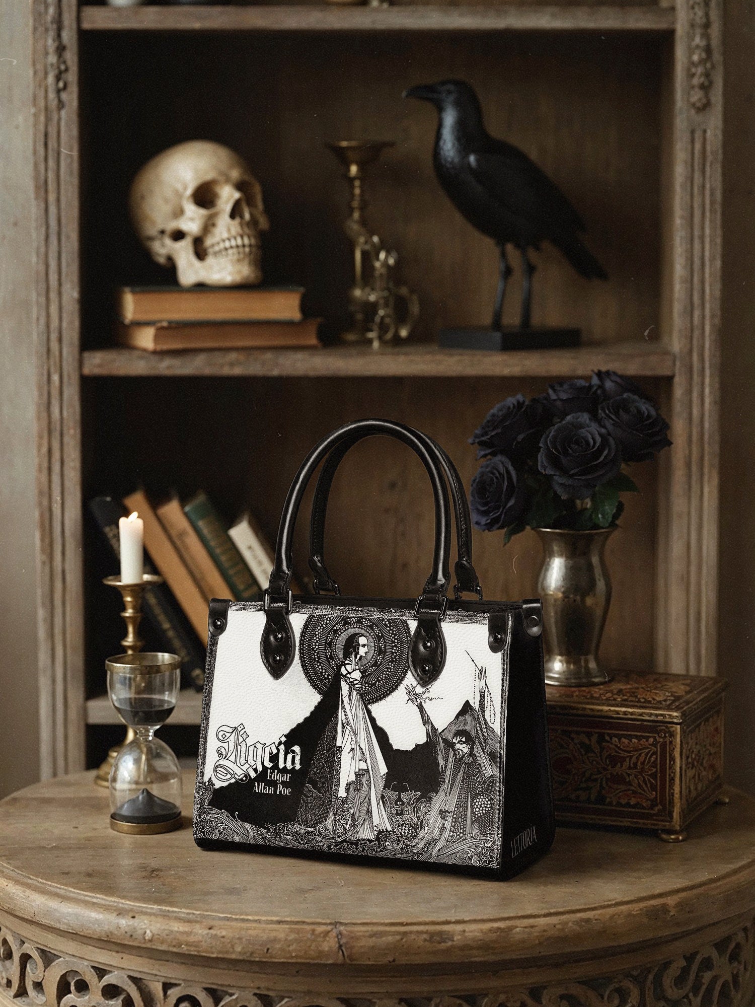 "Ligeia" Small Leather Handbag Deal