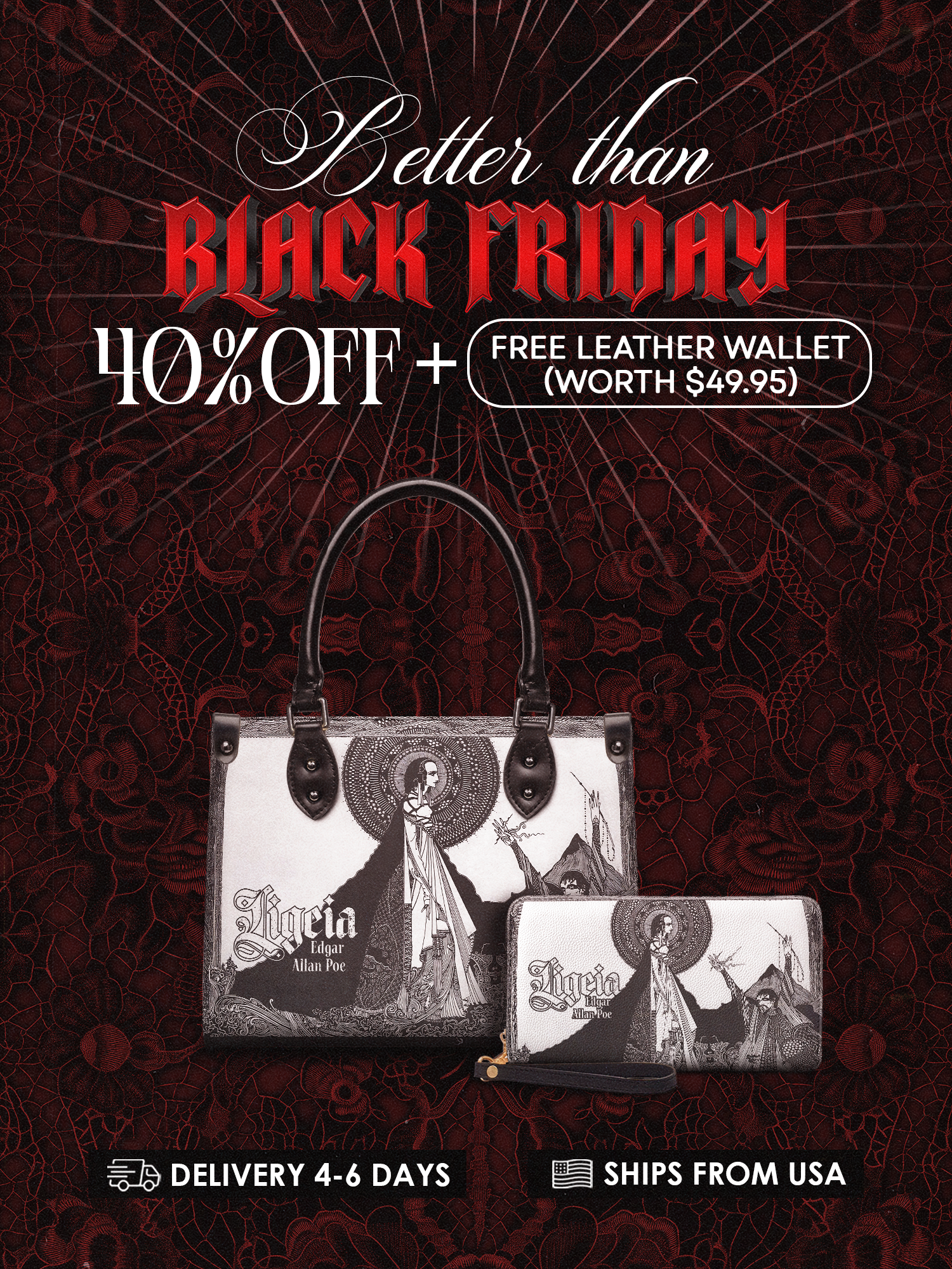 "Ligeia" Small Leather Handbag Deal