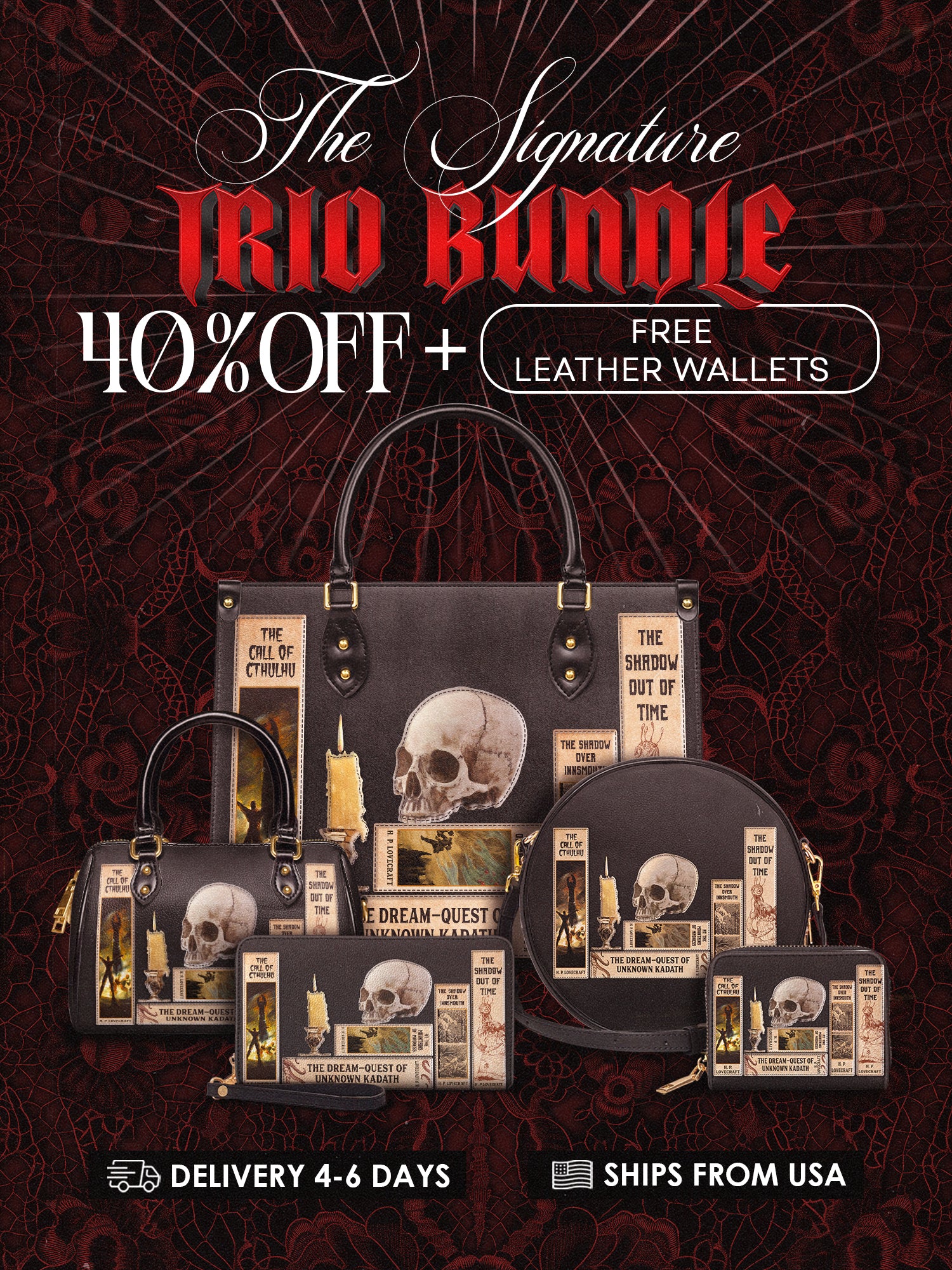Lovecraftian Black The Signature Trio Bundle