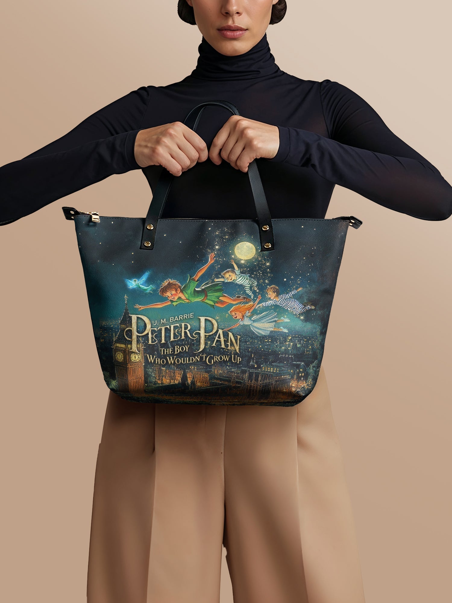 "Neverland Sky" Leather Tote Bag Deal