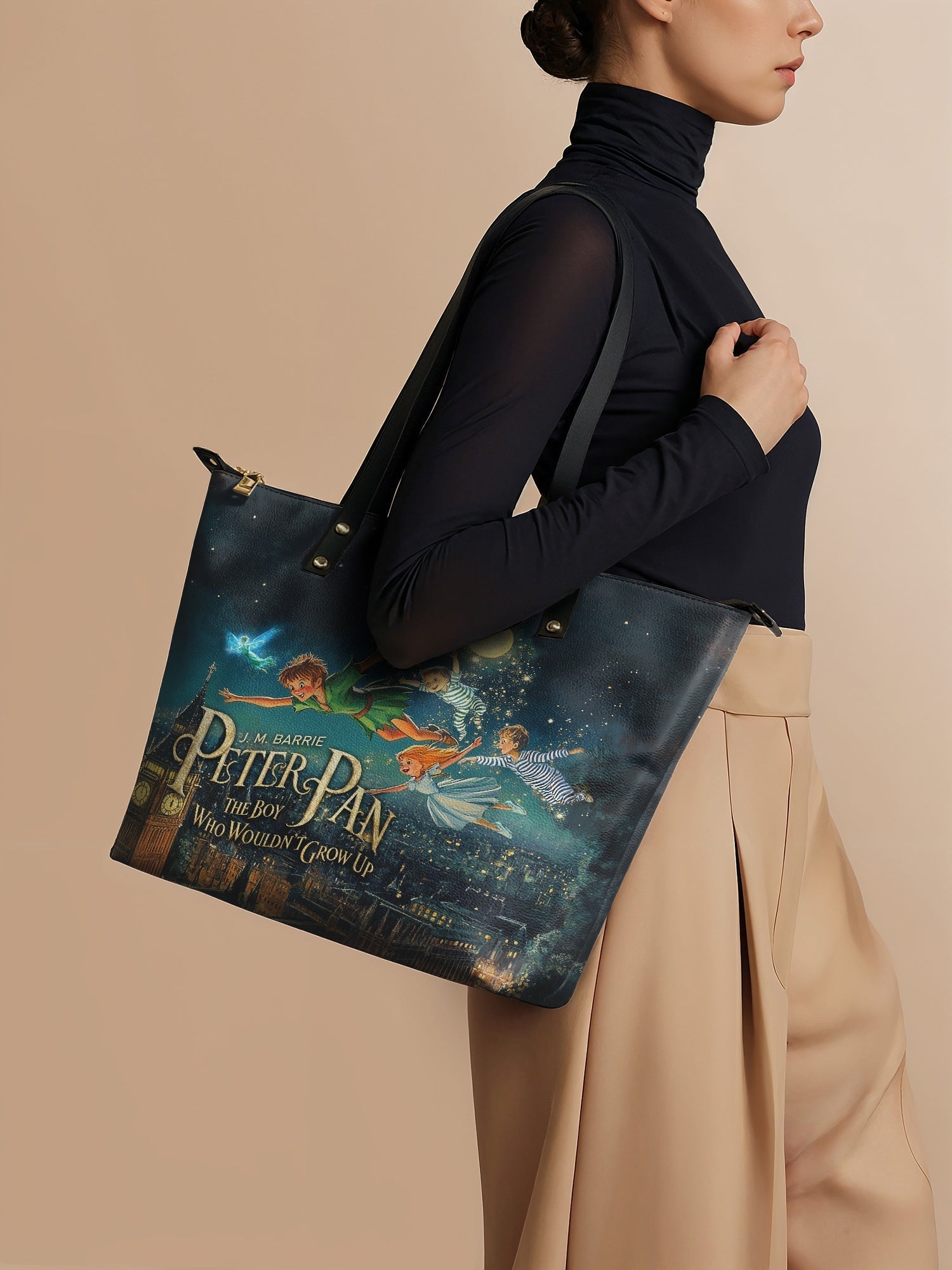 "Neverland Sky" Leather Tote Bag Deal