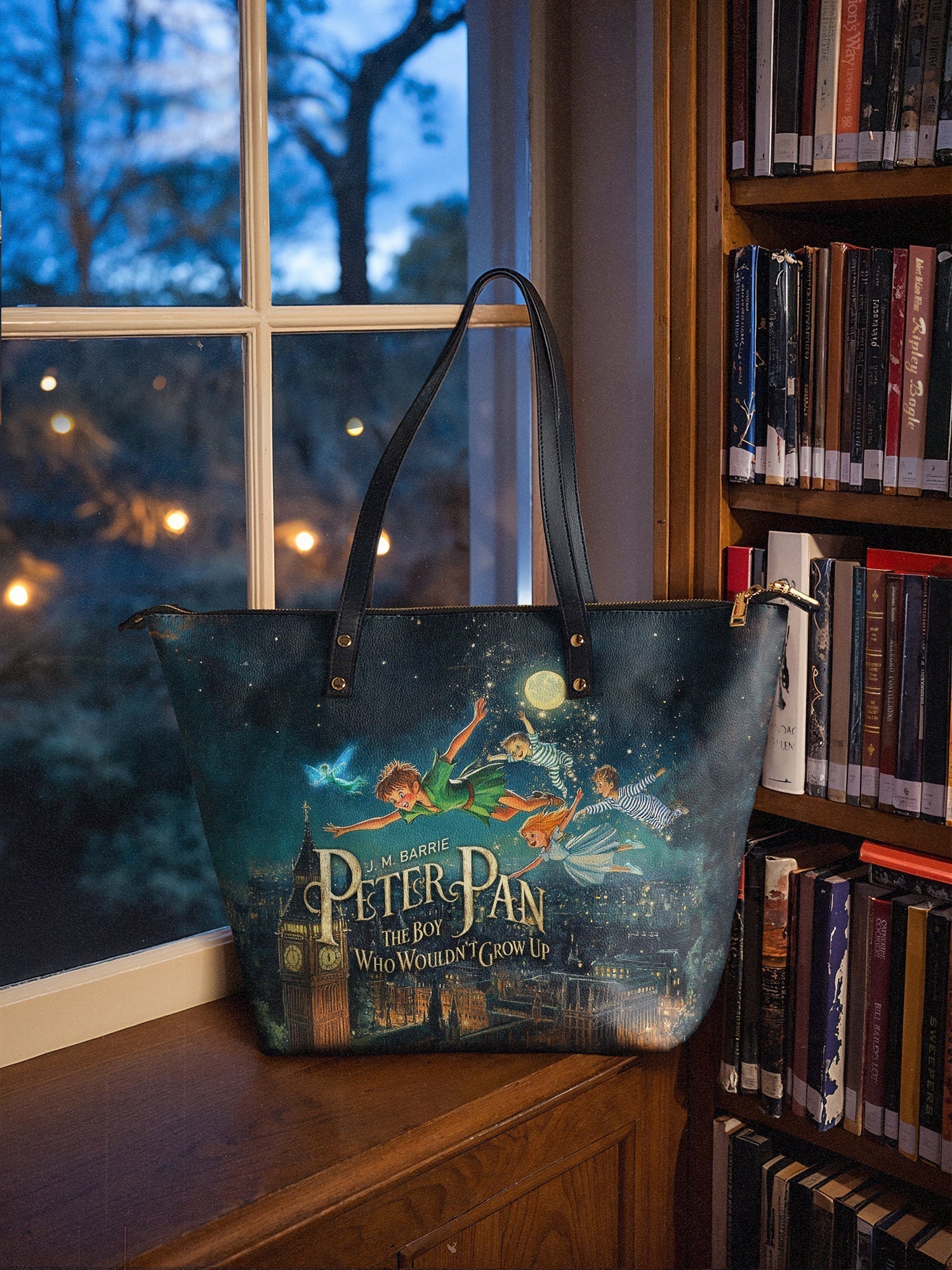 "Neverland Sky" Leather Tote Bag Deal
