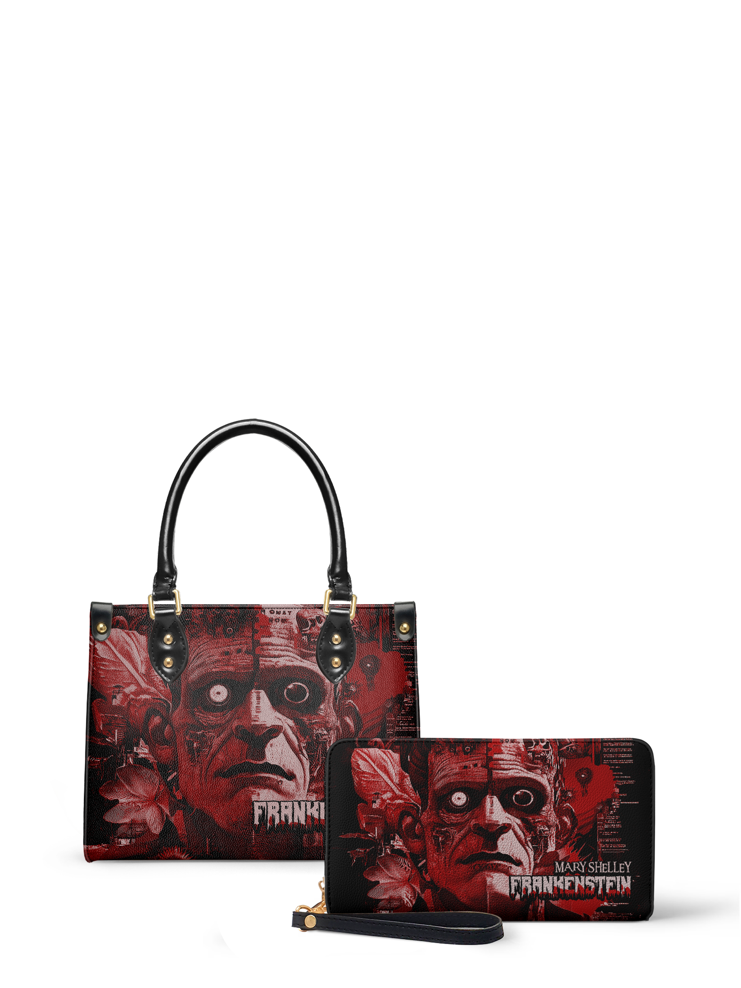 "Frankenstein" Heart Surge Small Leather Handbag Deal