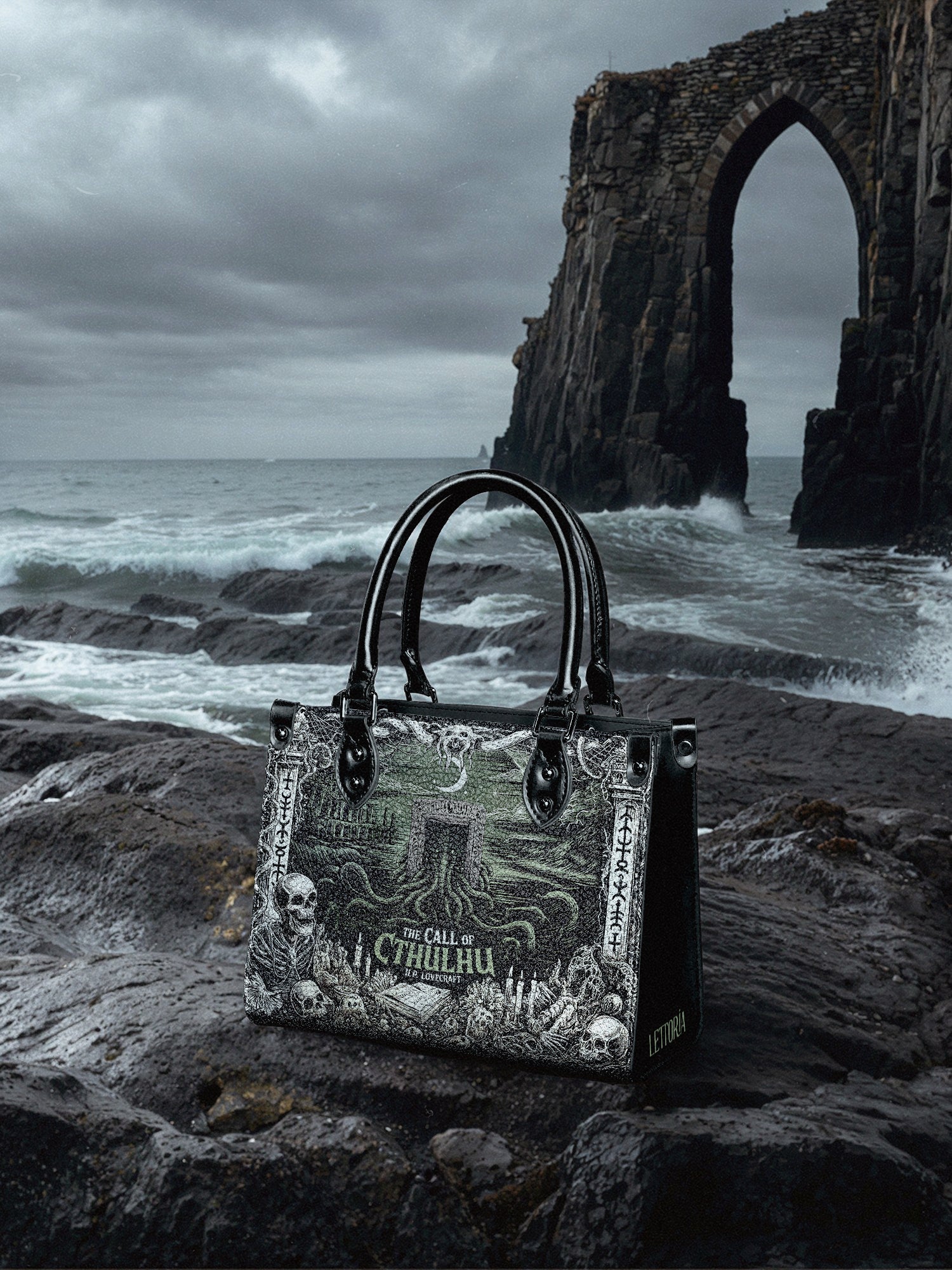 "The Call Of Cthulhu" Small Leather Handbag Deal