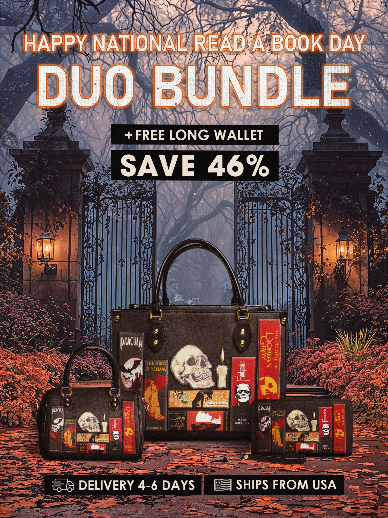 "The Codex of Gothic Tales" Deadlight Black National Read A Book Day Bundle