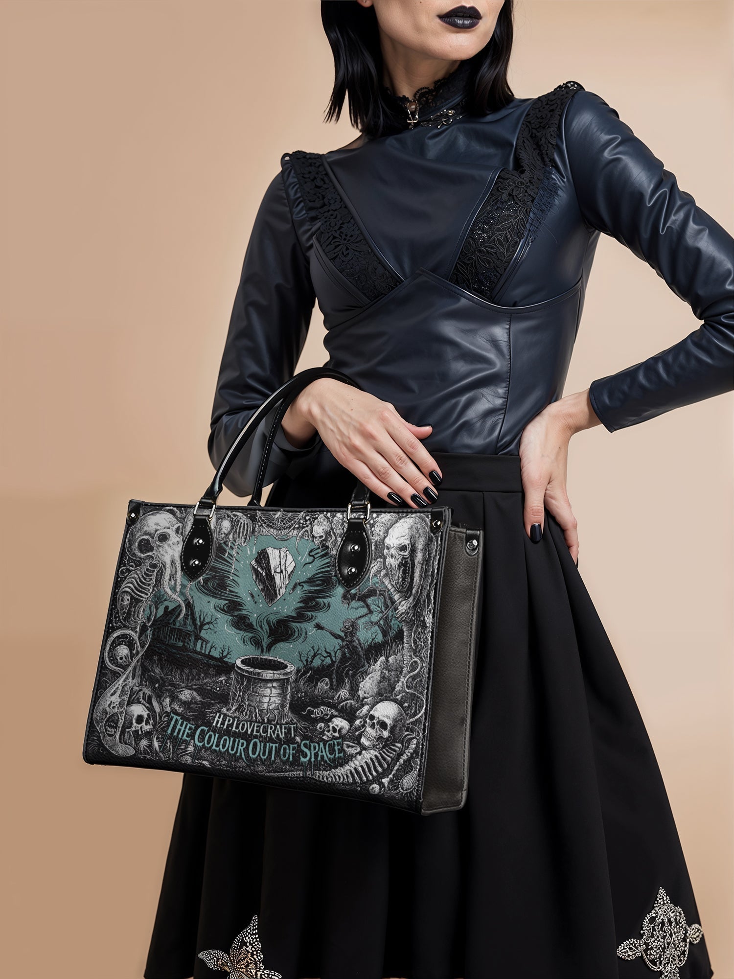 "The Colour Out Of Space" Leather Handbag Today's Deal