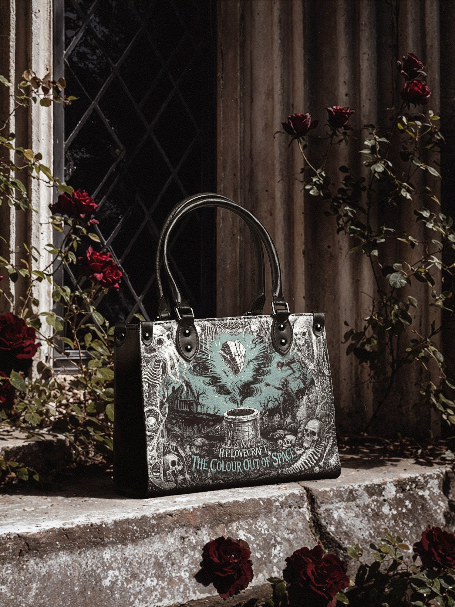 "The Colour Out Of Space" Small Leather Handbag Deal