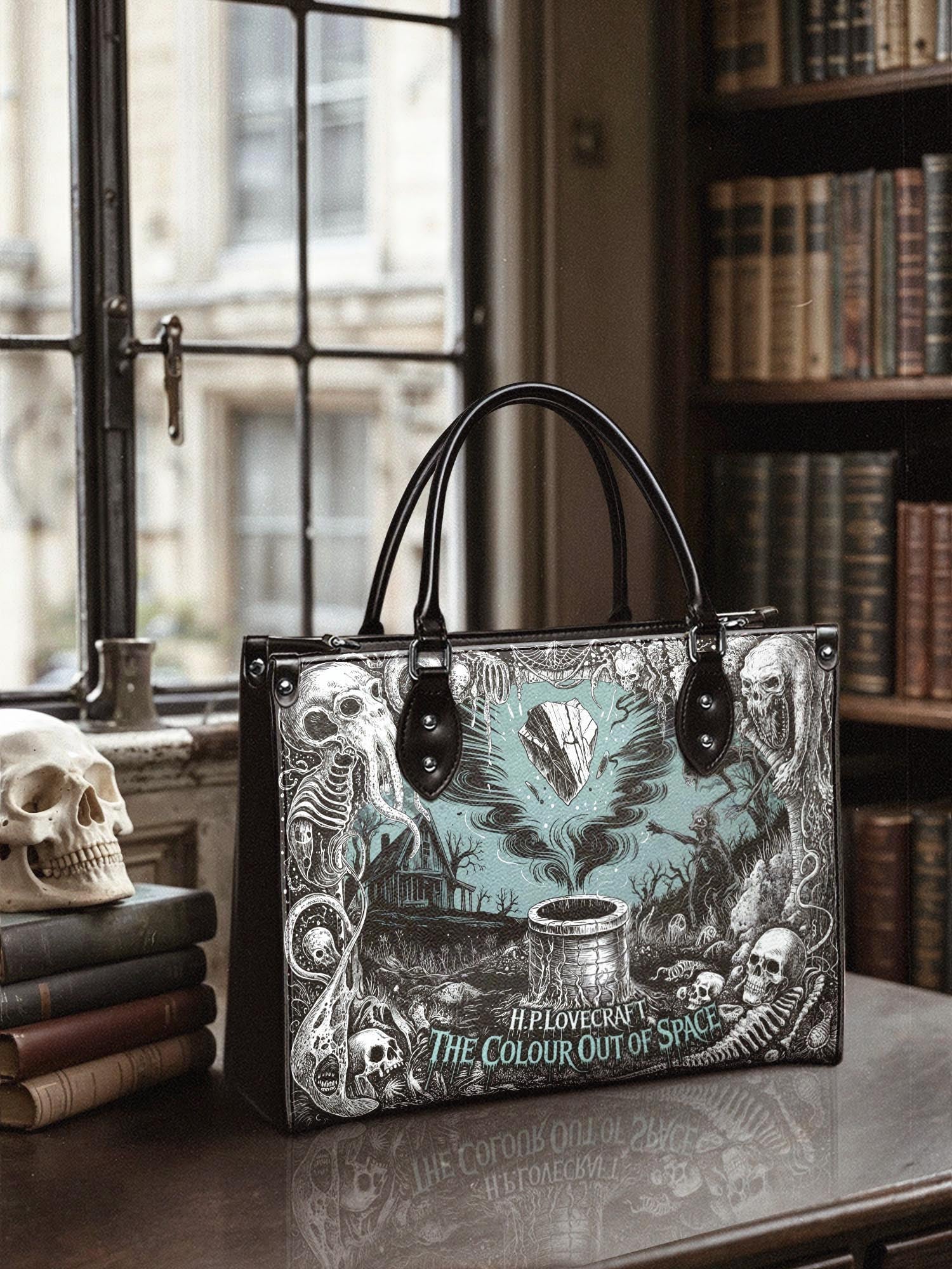 "The Colour Out Of Space" Leather Handbag Today's Deal