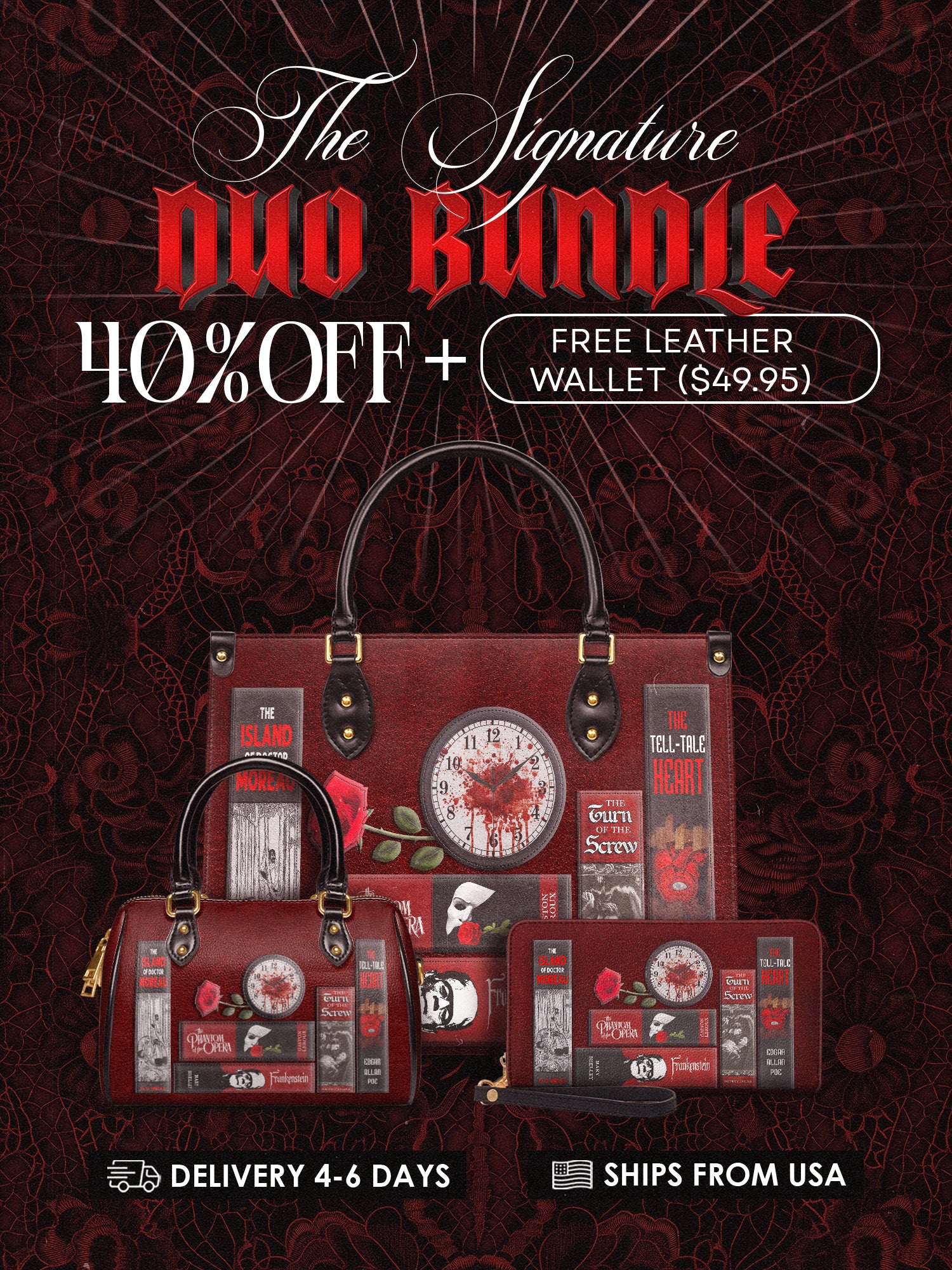 "The Crimson Codex" The Signature Duo Bundle