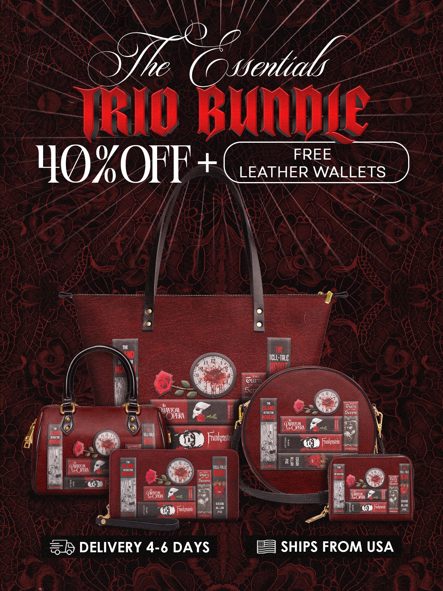 "The Crimson Codex" The Essentials Trio Bundle