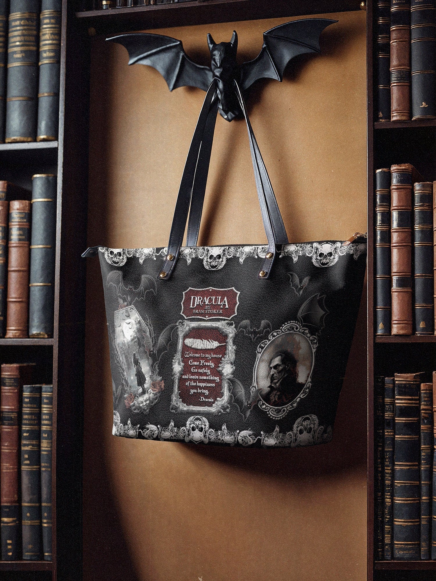 "The Dracula" Leather Tote Bag Deal