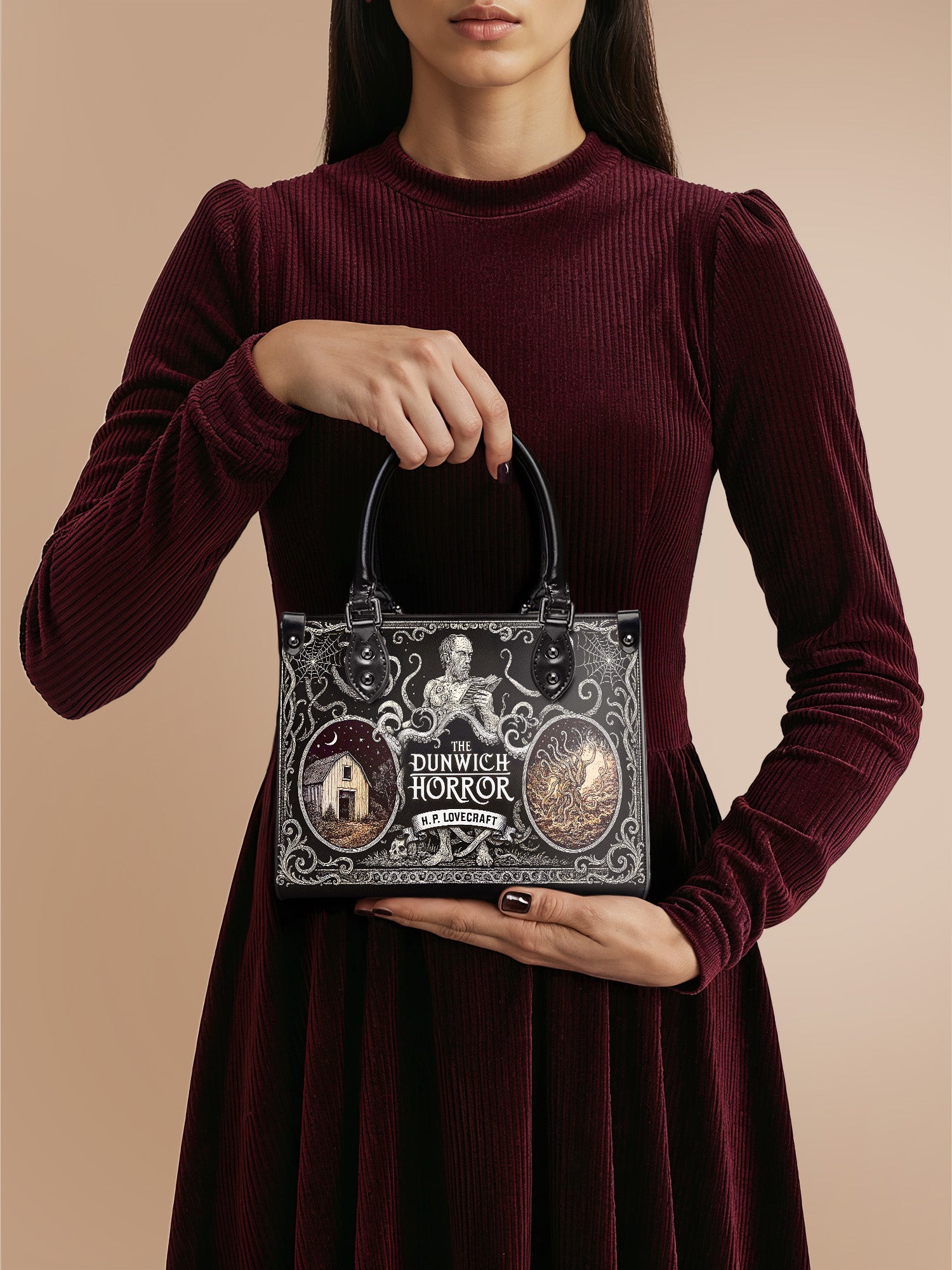 "The Dunwich Horror" Small Leather Handbag Deal