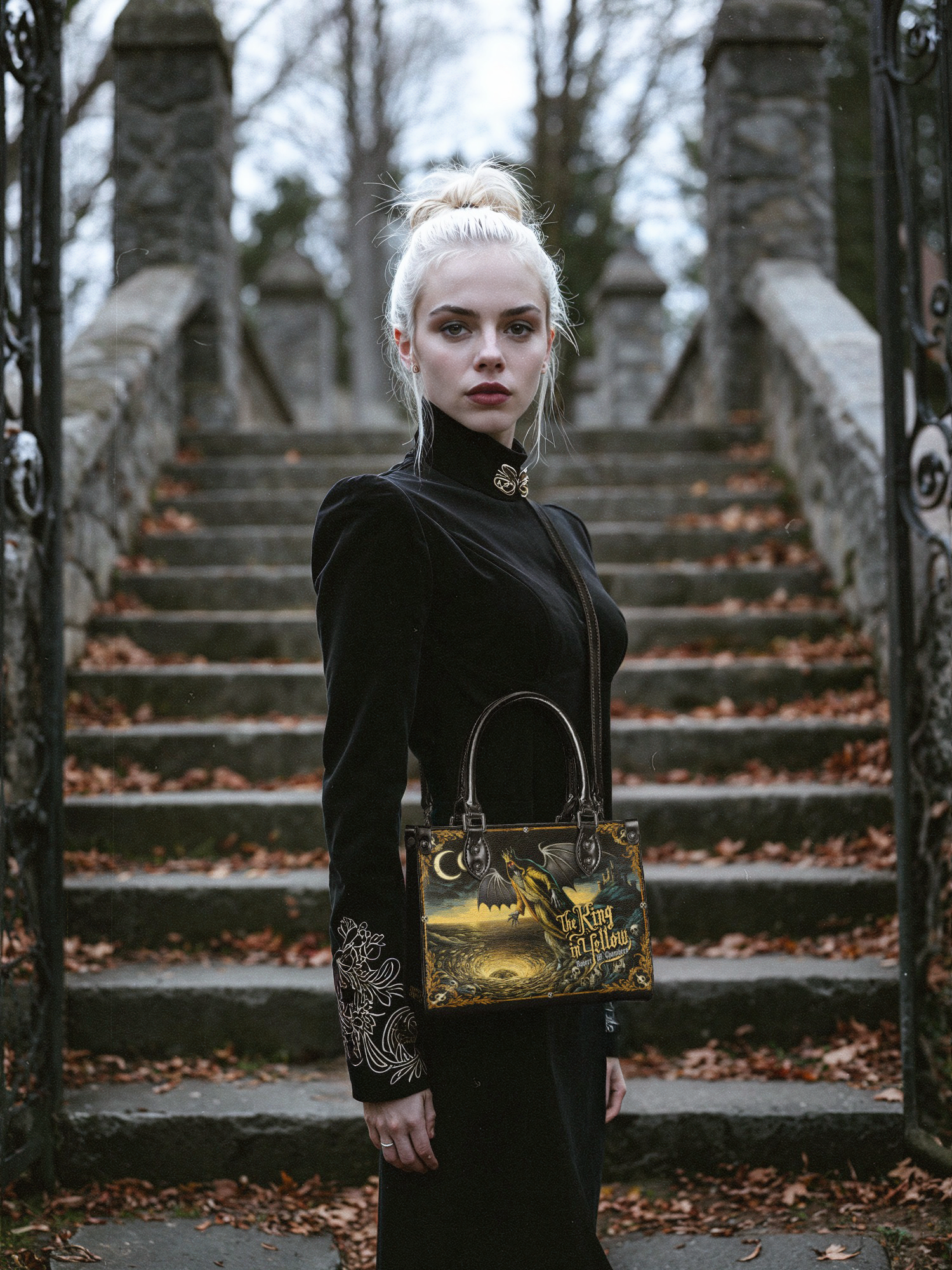 "The King In Yellow" Small Leather Handbag Deal