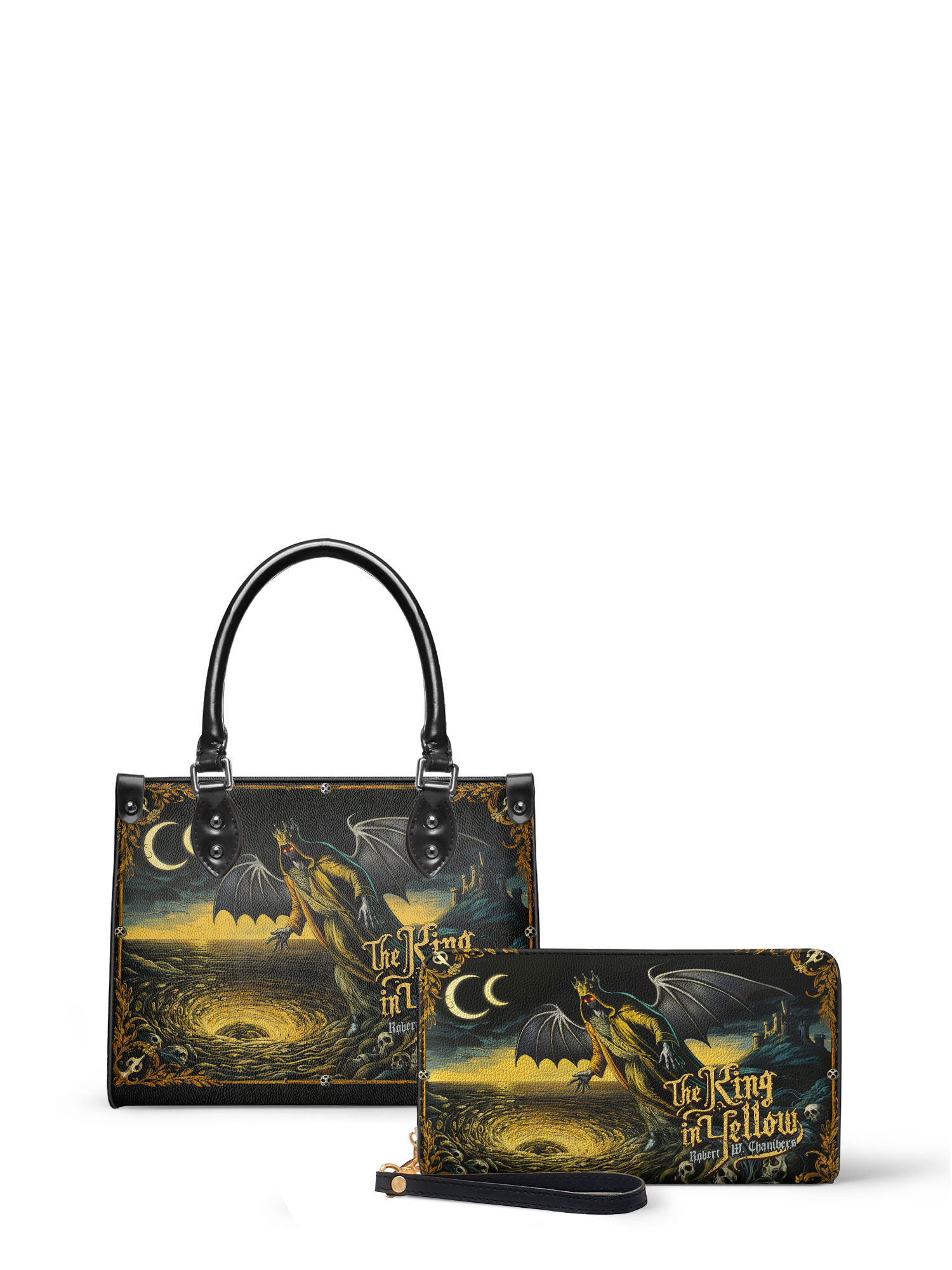 "The King In Yellow" Small Leather Handbag Deal