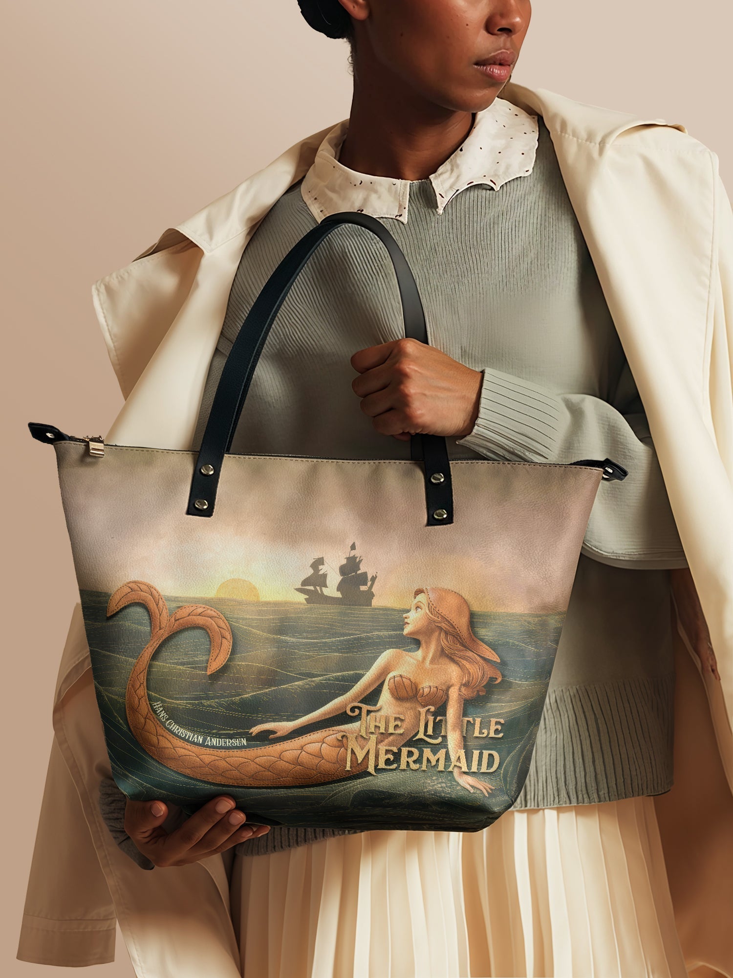 "Mermaid’s Sacrifice" Leather Tote Bag Deal