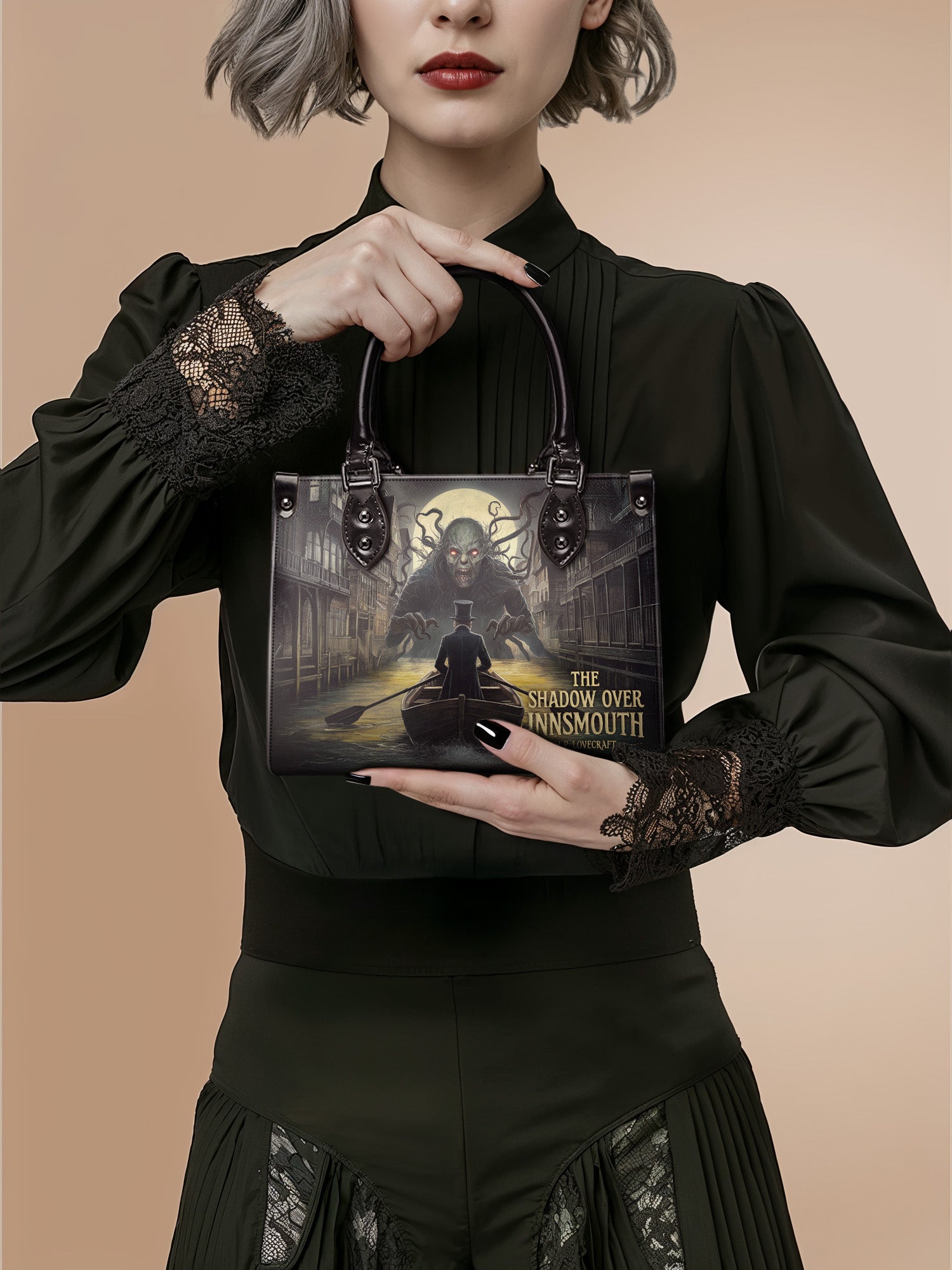 "The Shadow Over Innsmouth" Small Leather Handbag Deal