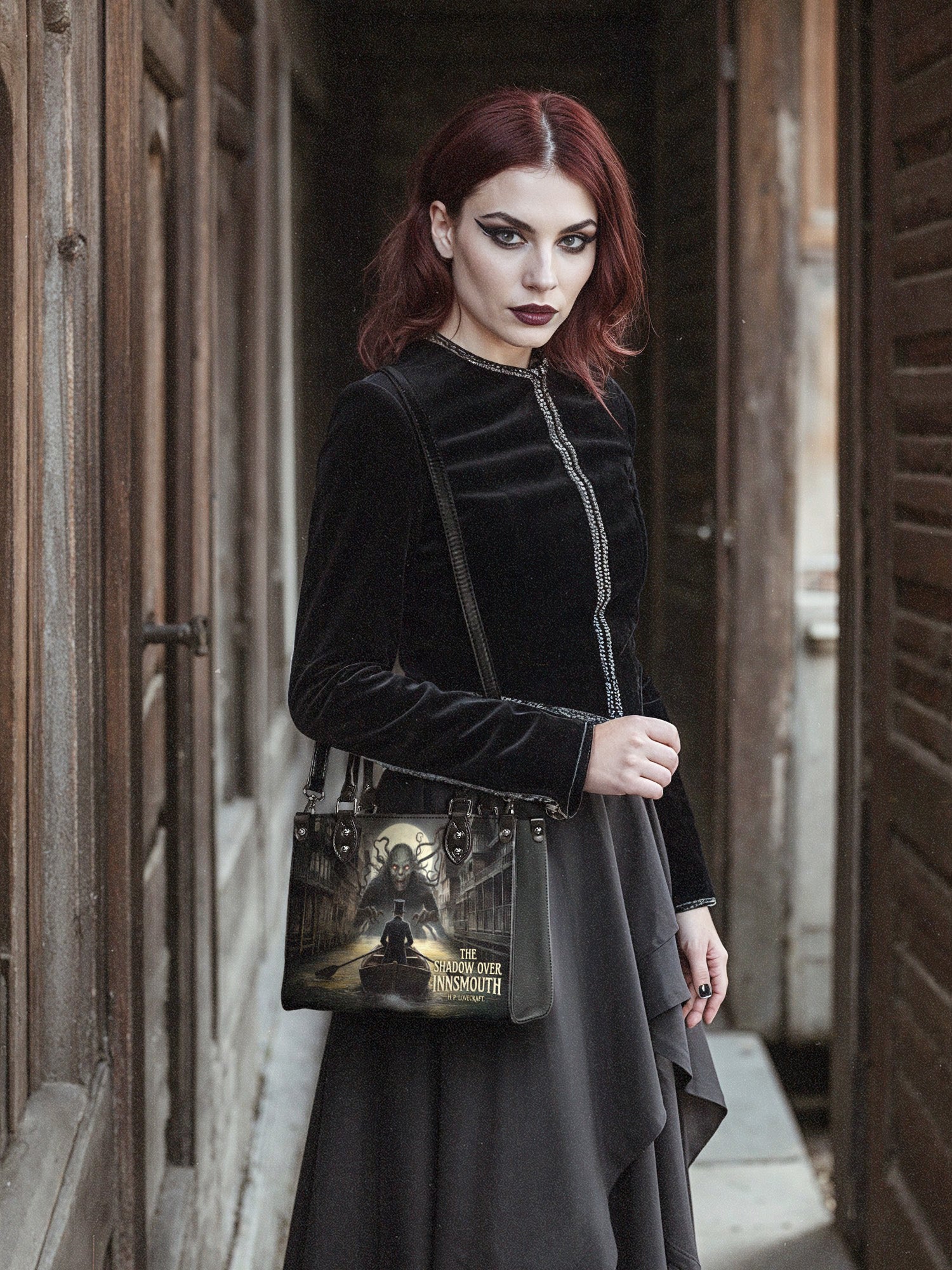 "The Shadow Over Innsmouth" Small Leather Handbag Deal