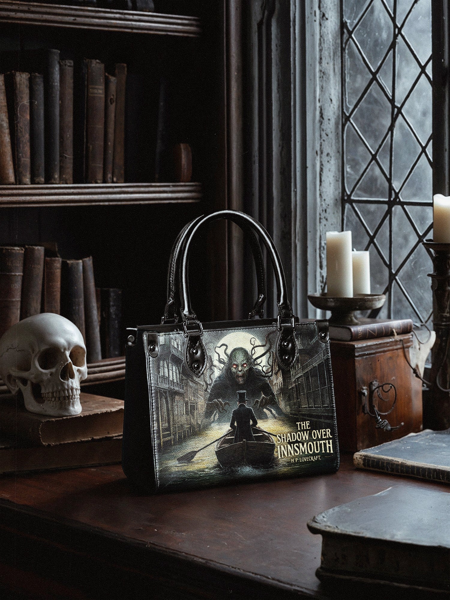 "The Shadow Over Innsmouth" Small Leather Handbag Deal