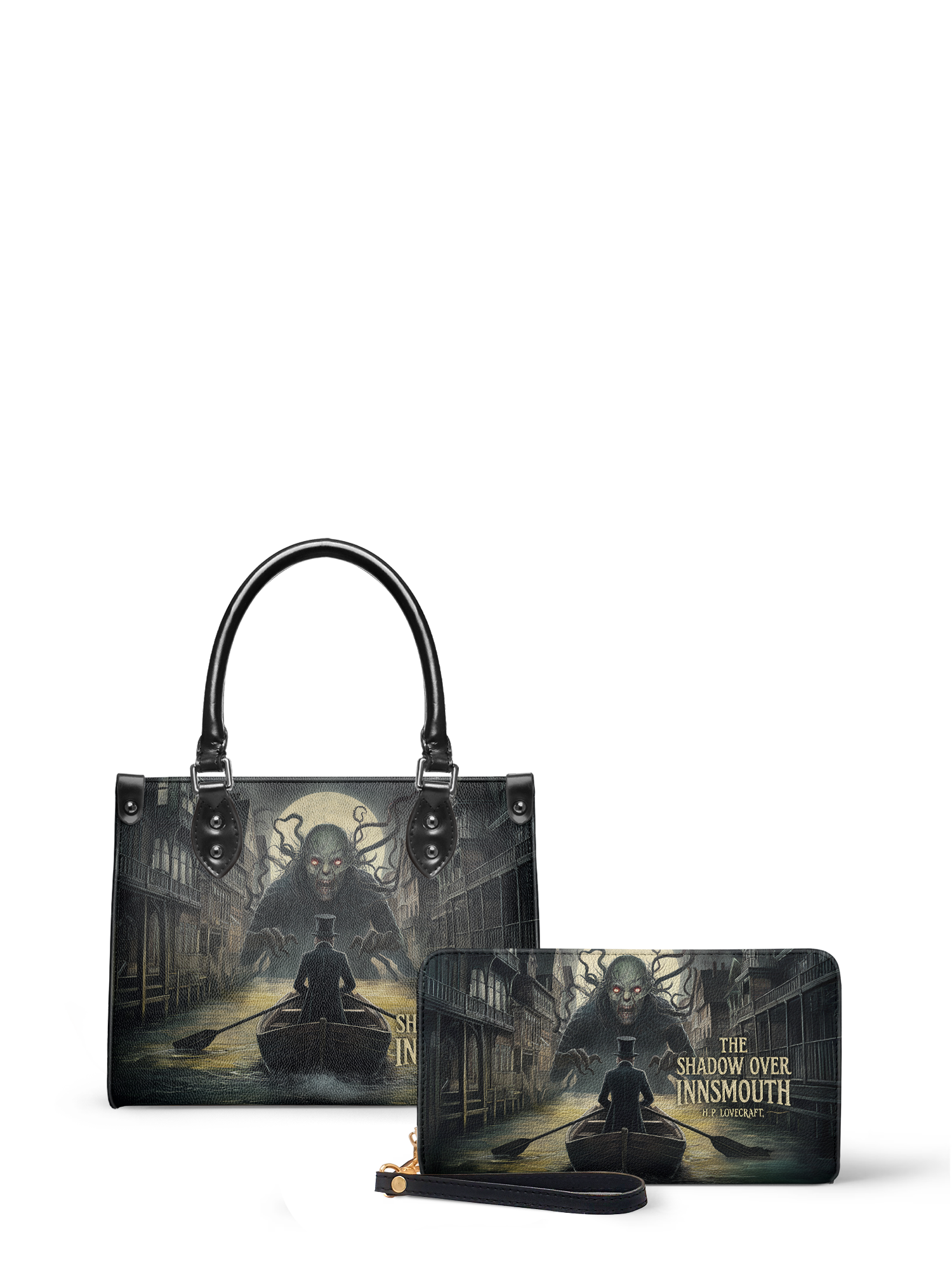 "The Shadow Over Innsmouth" Small Leather Handbag Deal