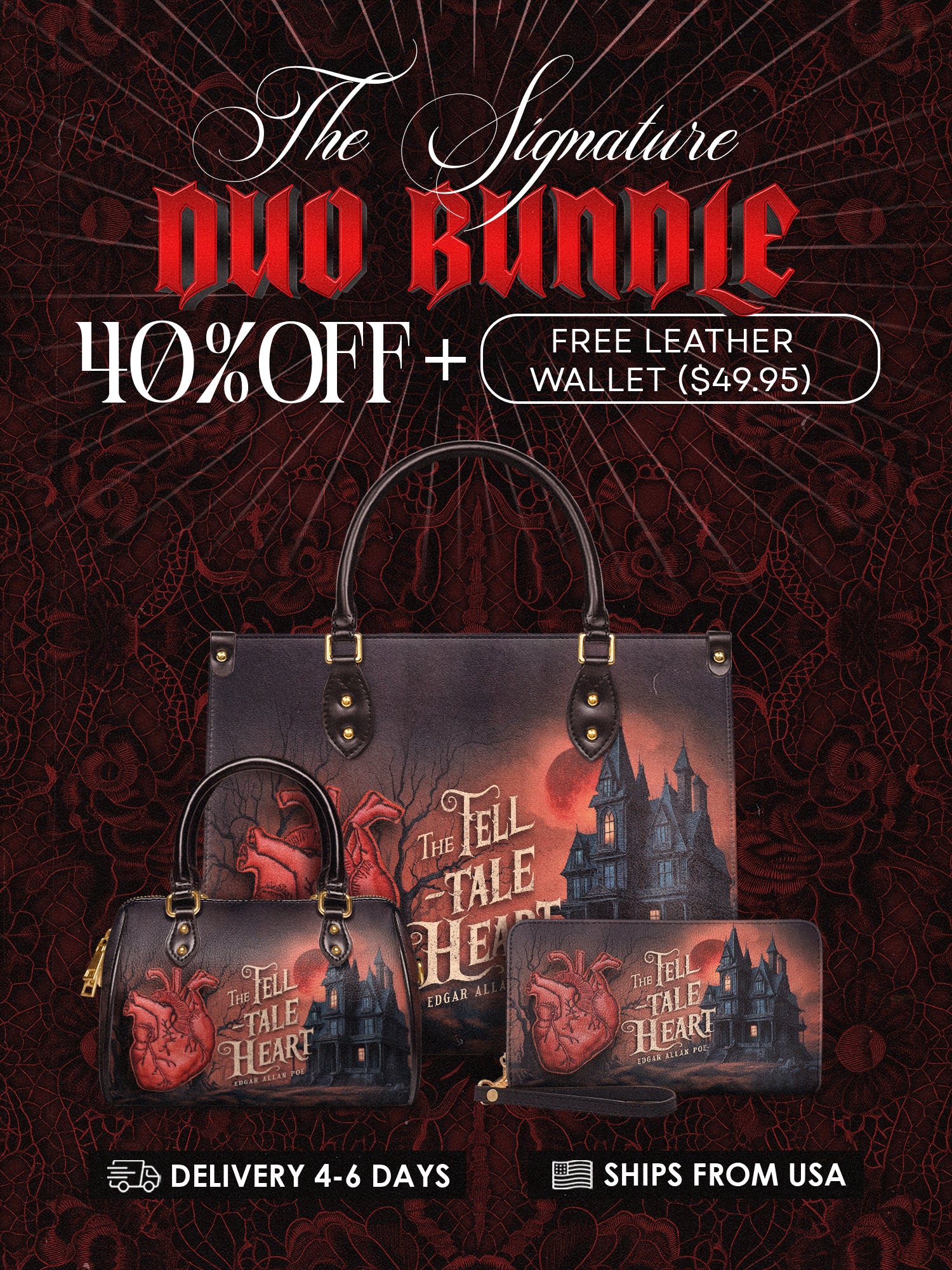 "The Tell-Tale Heart" The Signature Duo Bundle