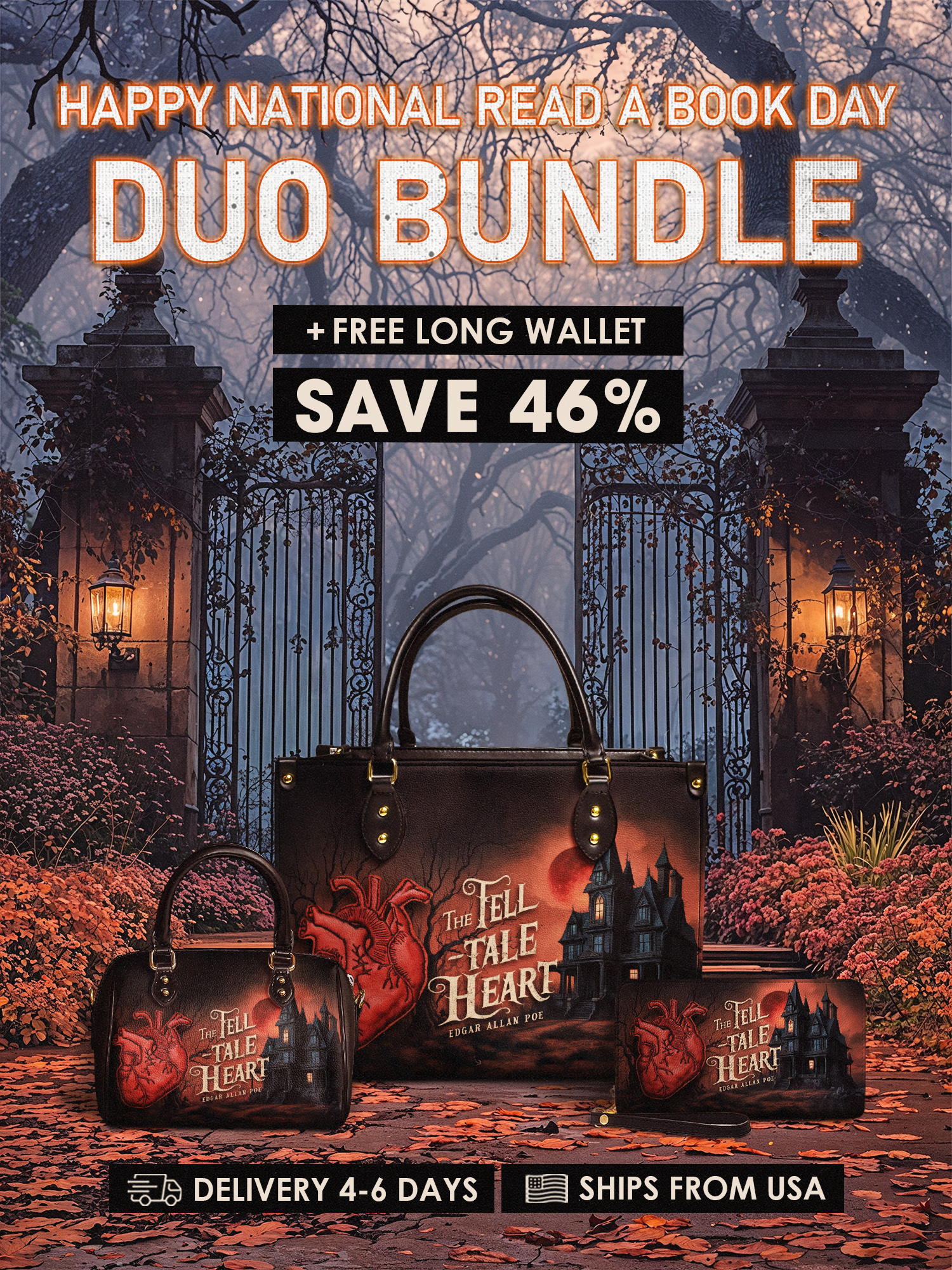 "The Tell-Tale Heart" National Read A Book Day Bundle