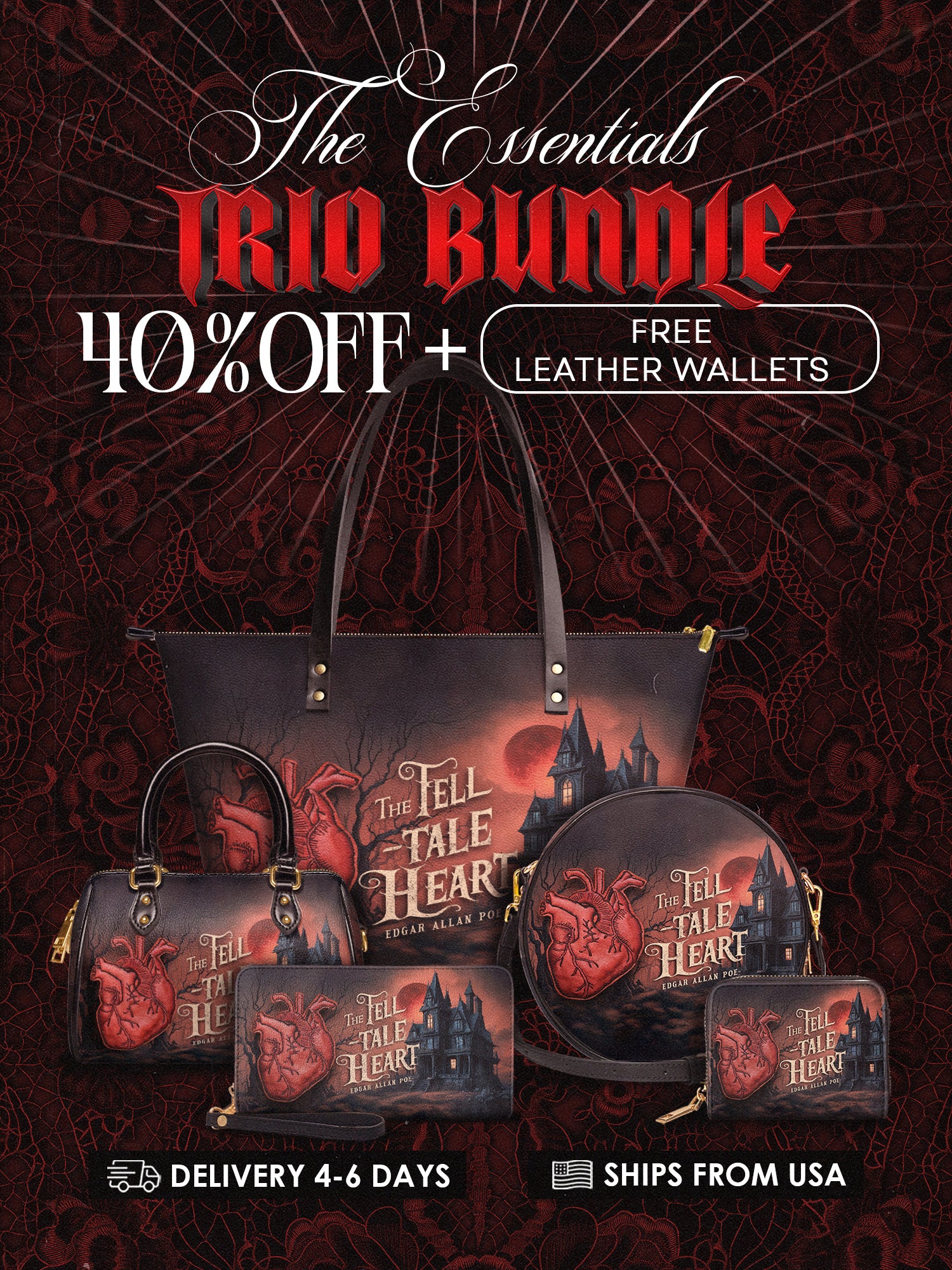 "The Tell-Tale Heart" The Essentials Trio Bundle