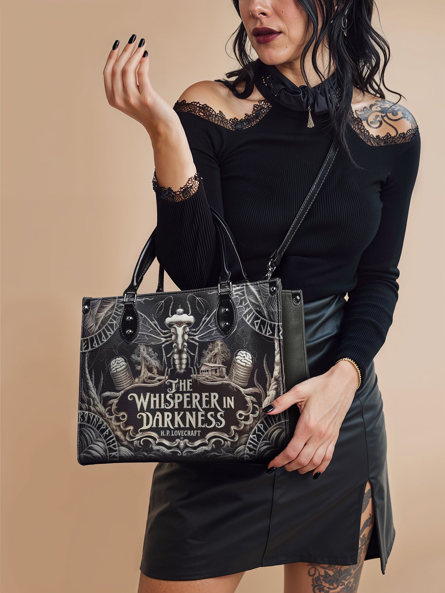 "The Whisperer In Darkness" Leather Handbag Deal