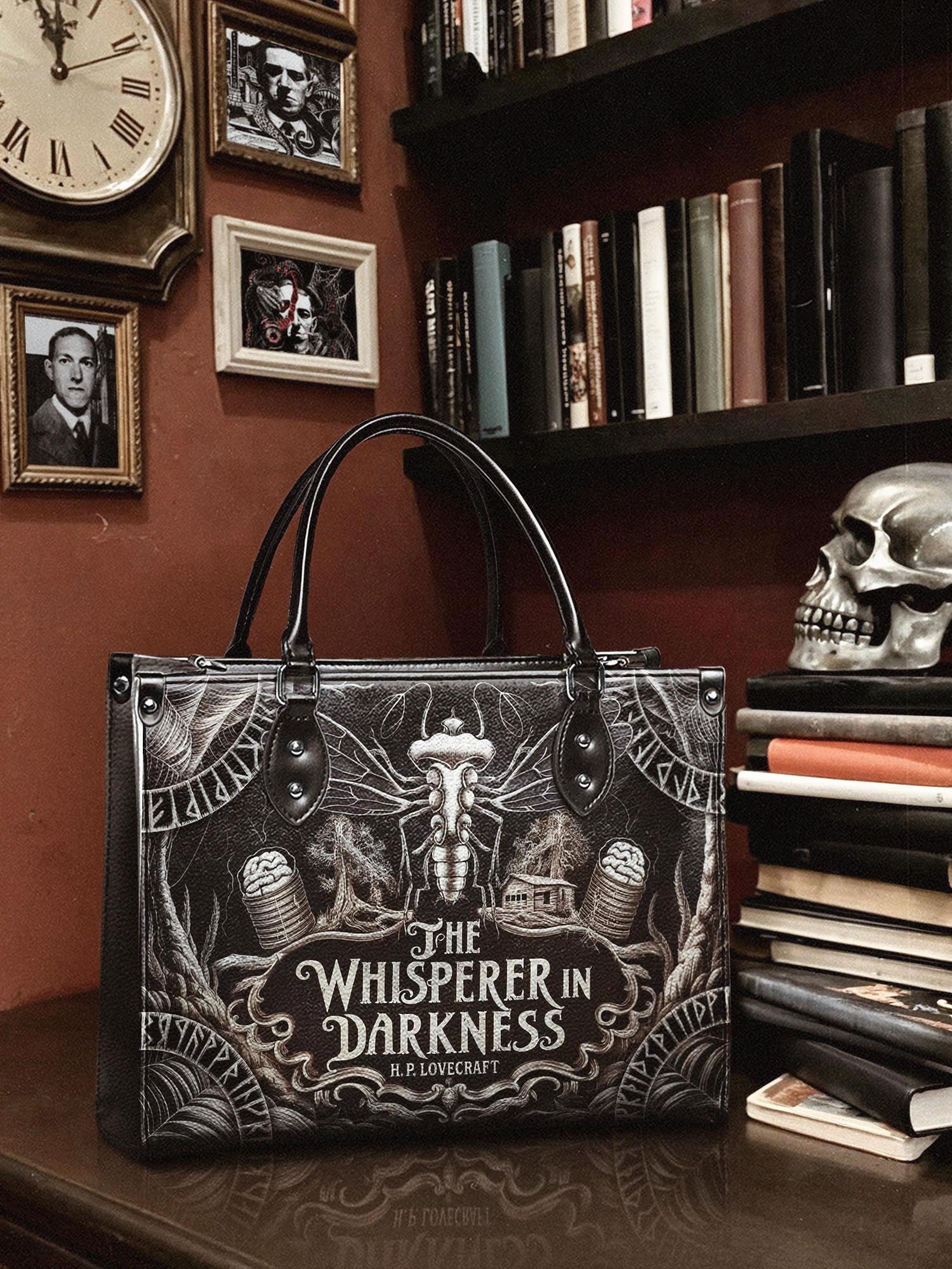 "The Whisperer In Darkness" Leather Handbag Deal