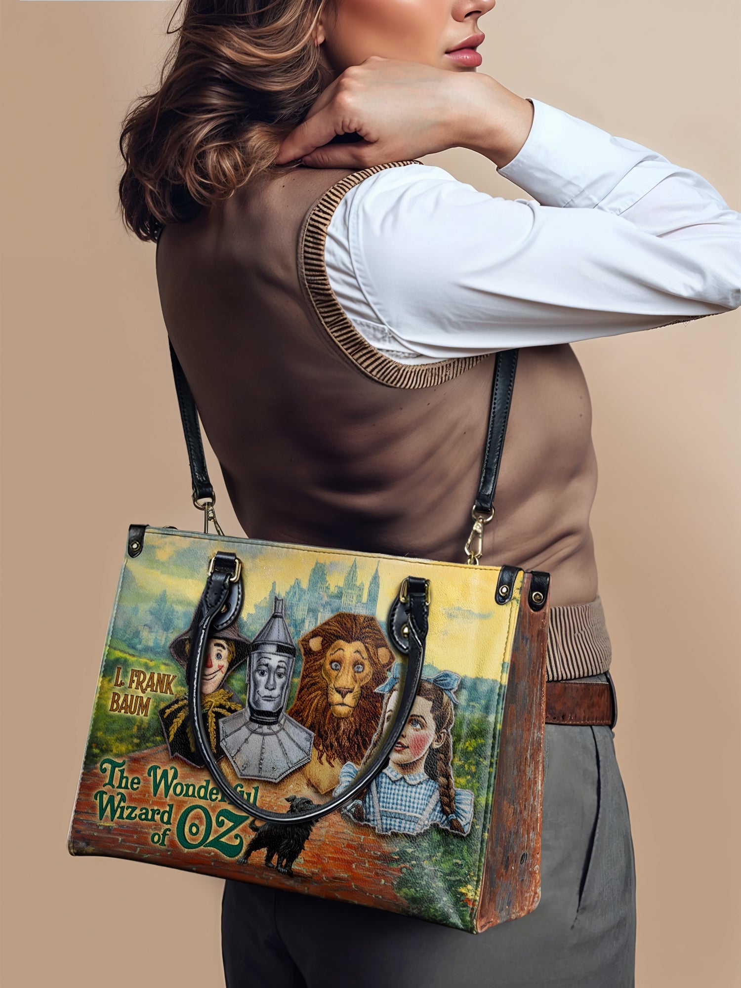 "Emerald City Dream" Leather Handbag