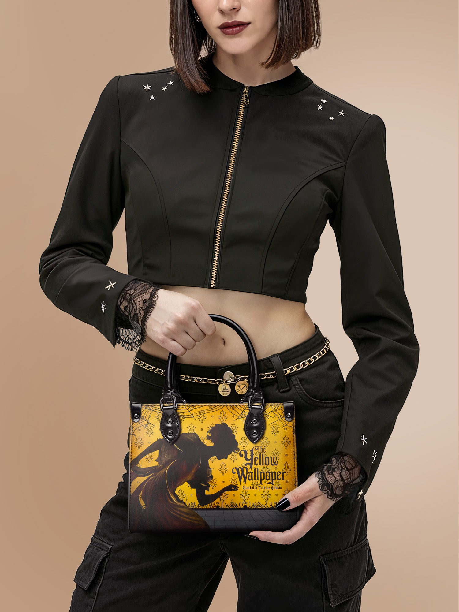 "The Yellow Wallpaper" Small Leather Handbag Deal