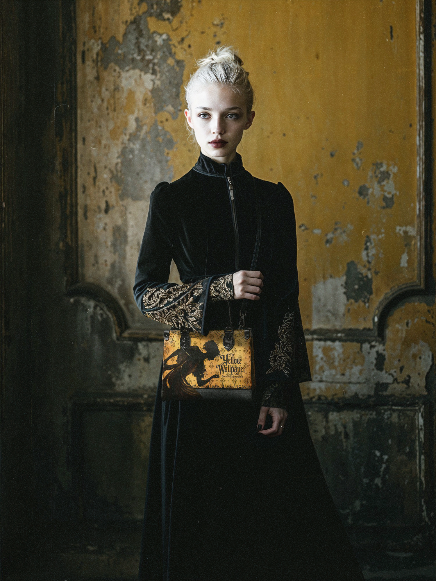 "The Yellow Wallpaper" Small Leather Handbag Deal